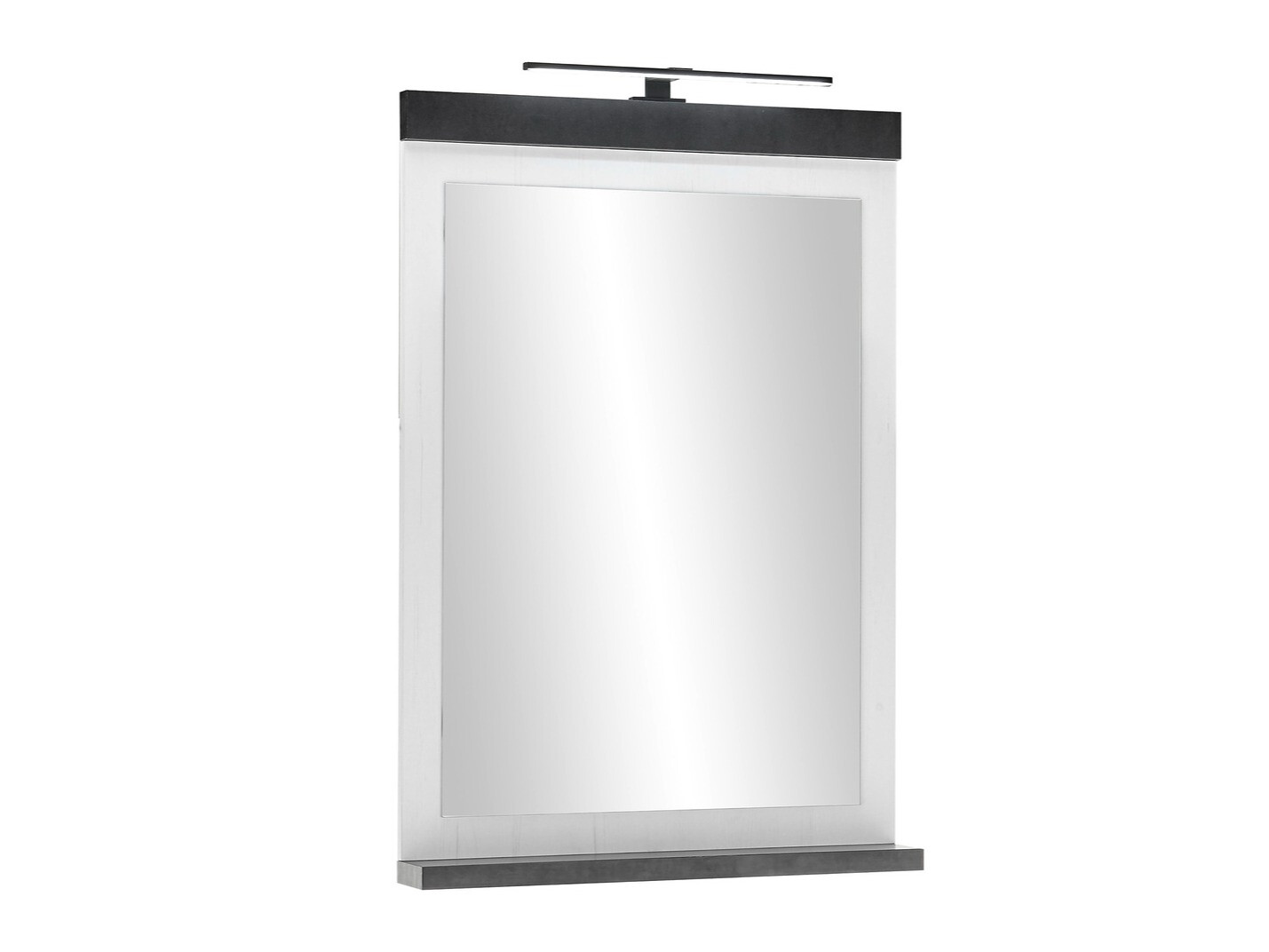 Kupaonski namještaj Cirtale 138 (Bijeljeni bor + Antracit)