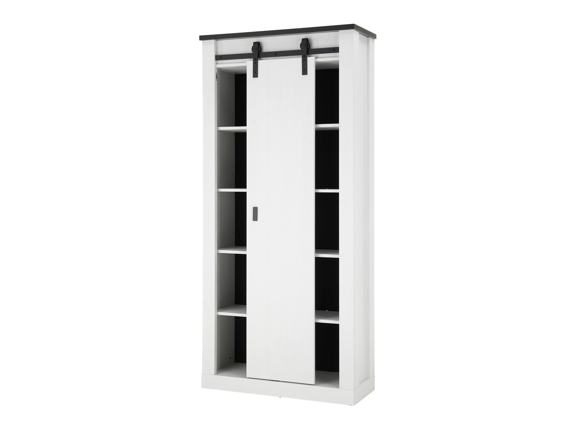 Kupaonski namještaj Cirtale 140 (Izbijeljeni bor + Antracit)