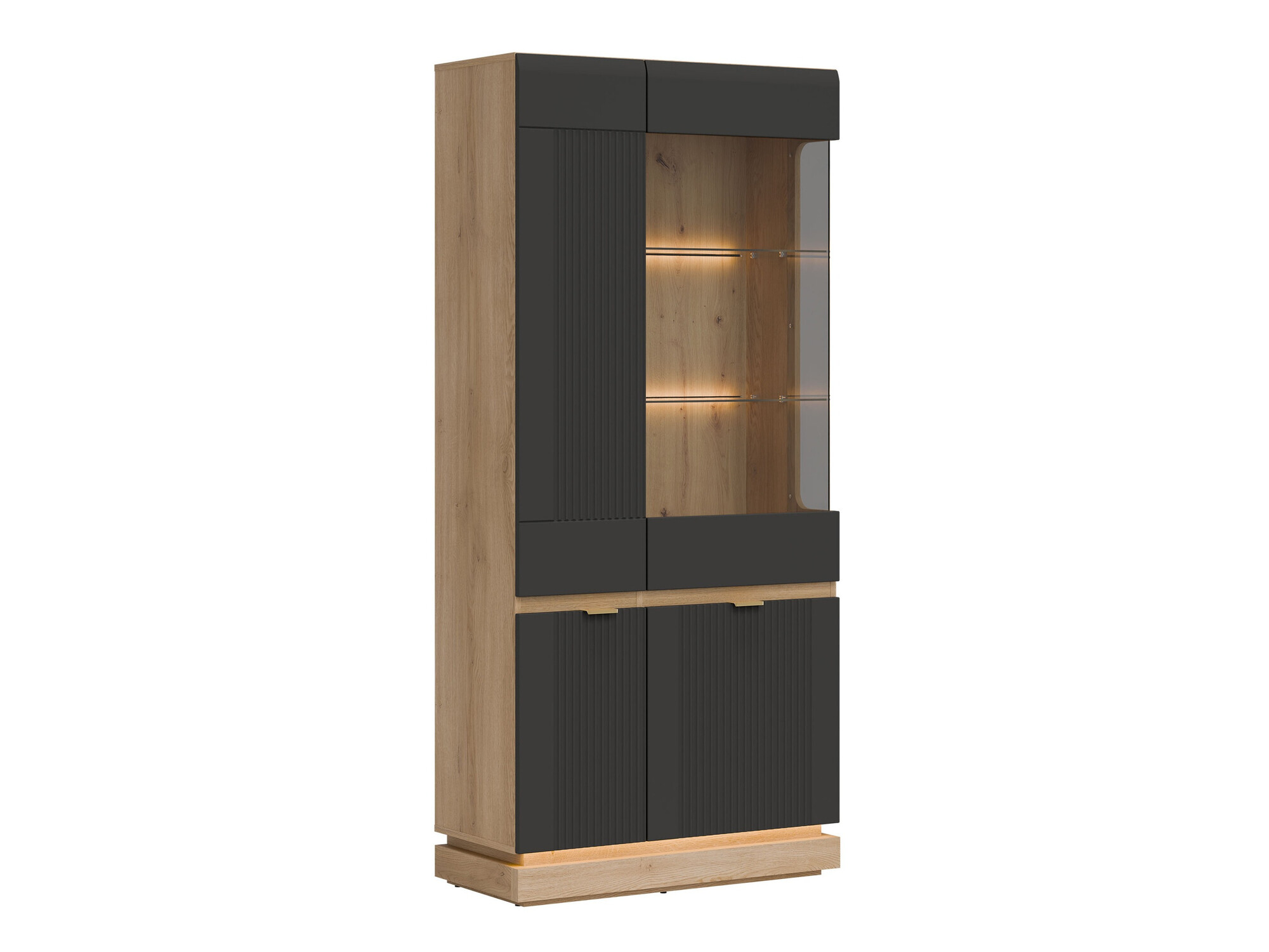 Polica Teselbu 111 (Antracit + Hrast)