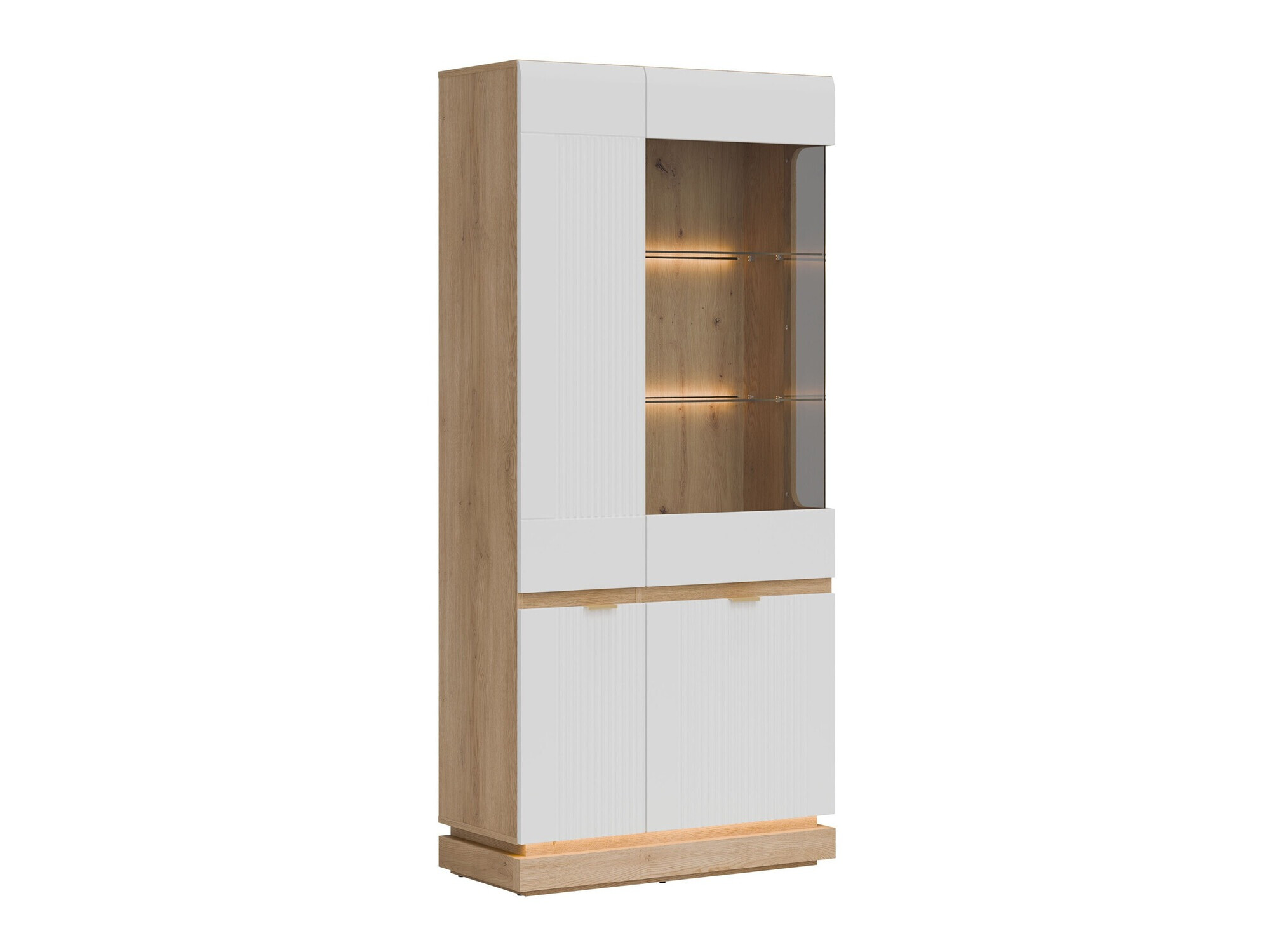 Polica Teselbu 111 (Bijela + Hrast)