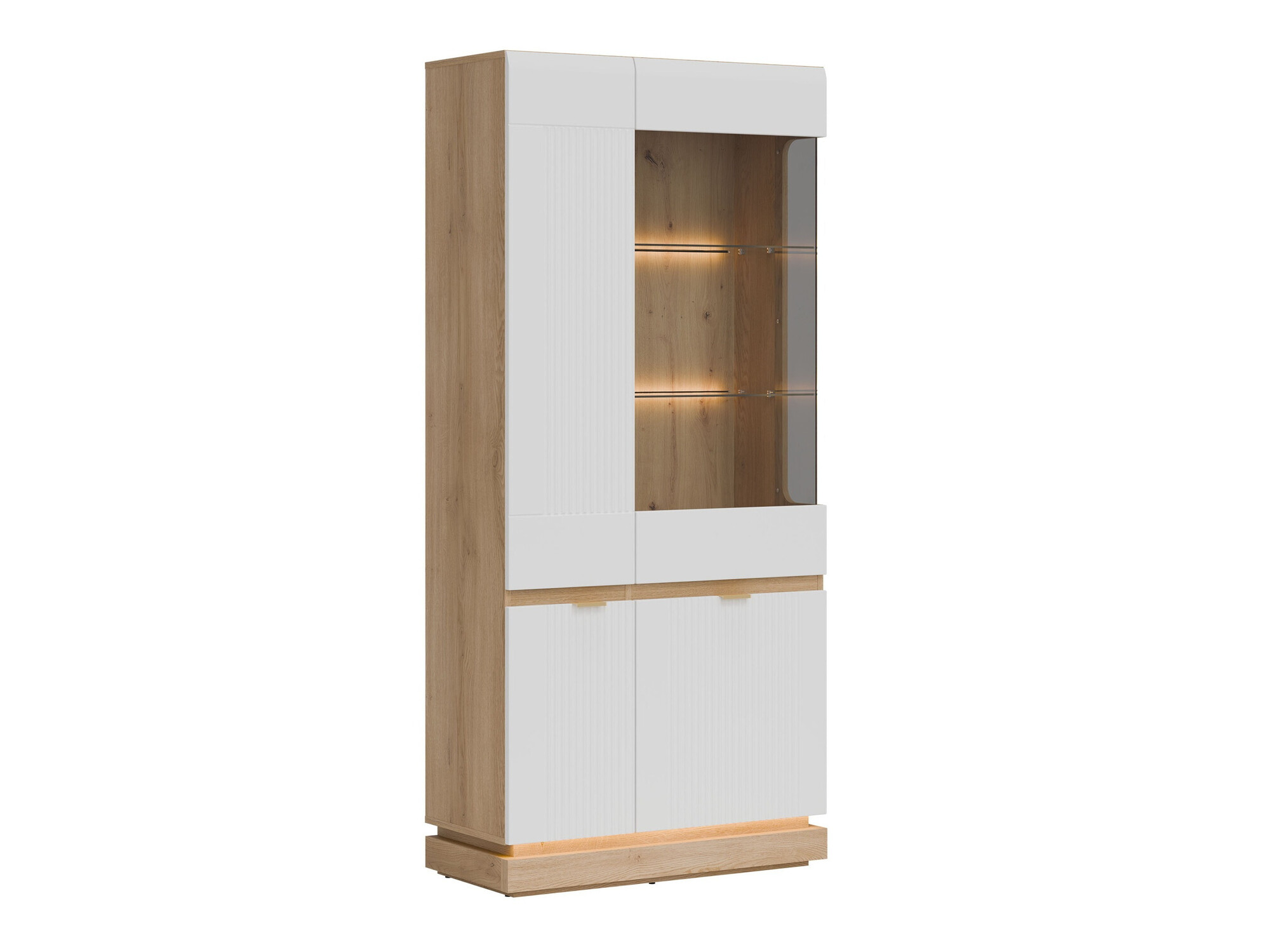 Polica Teselbu 111 (Bijela + Hrast)