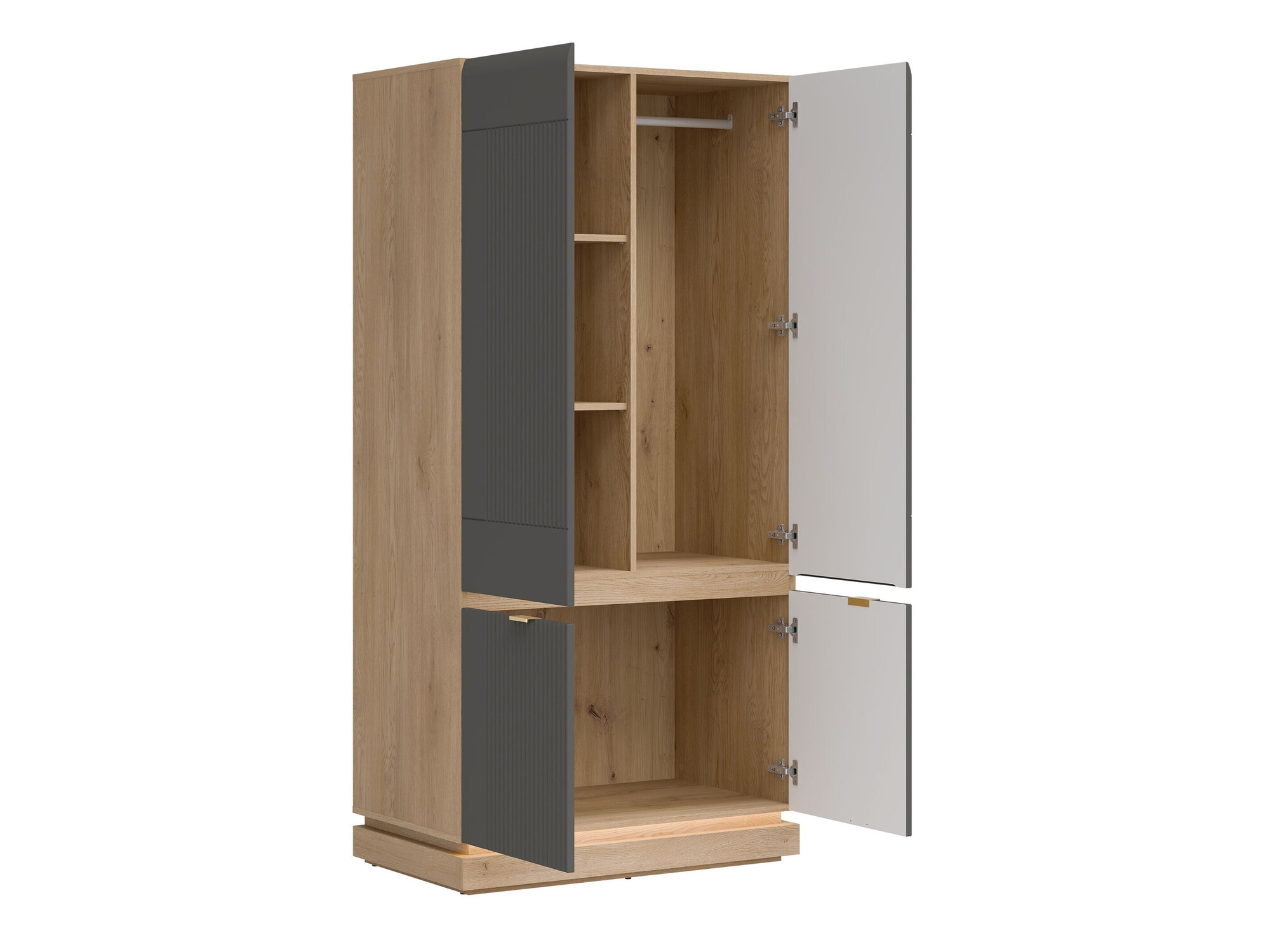 Ormar Teselbu 113 (Siva + Hrast)