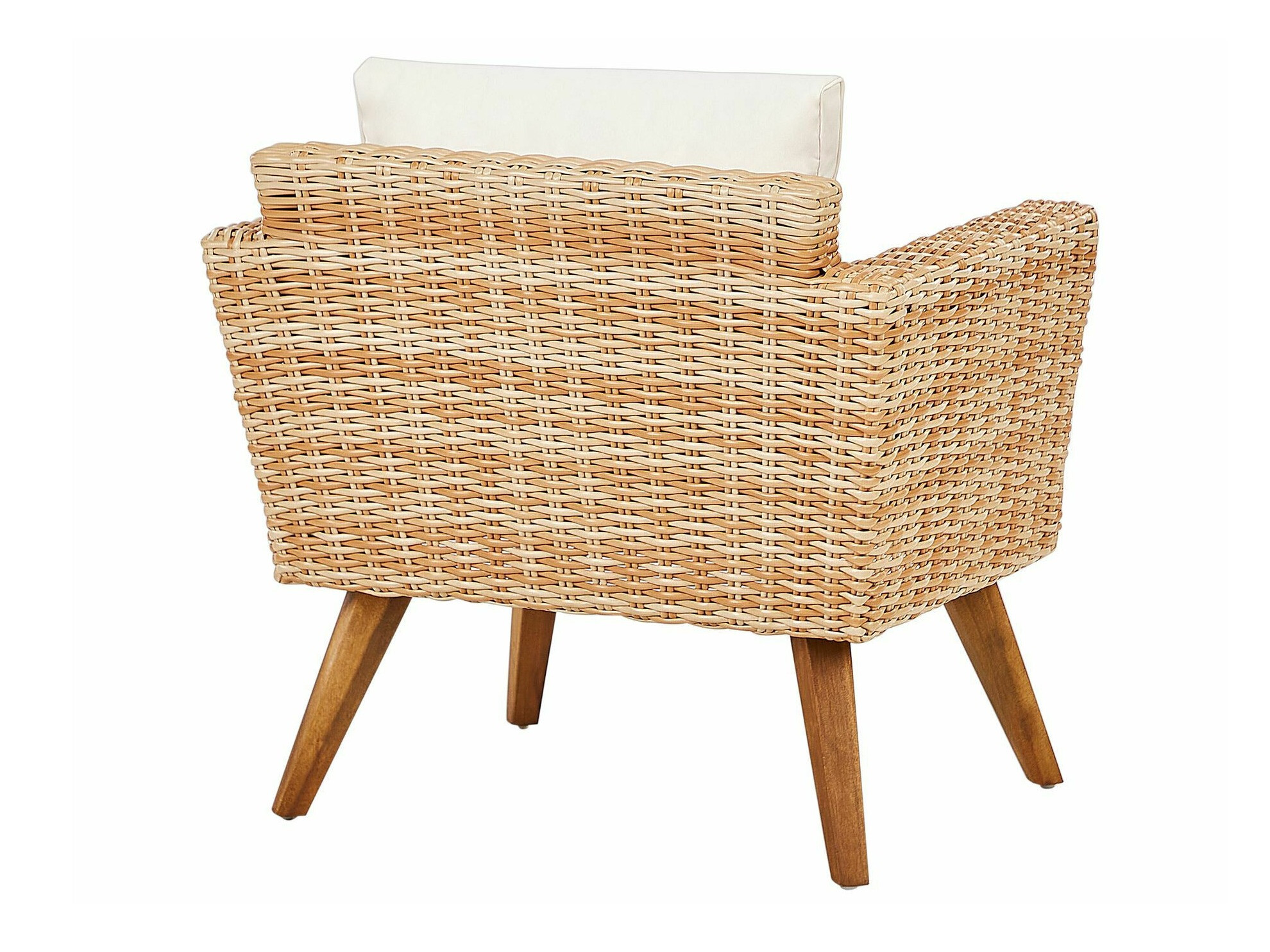 Set vrtnog namještaja Berwyn 2626 (Svijetlo smeđa + Bijela)