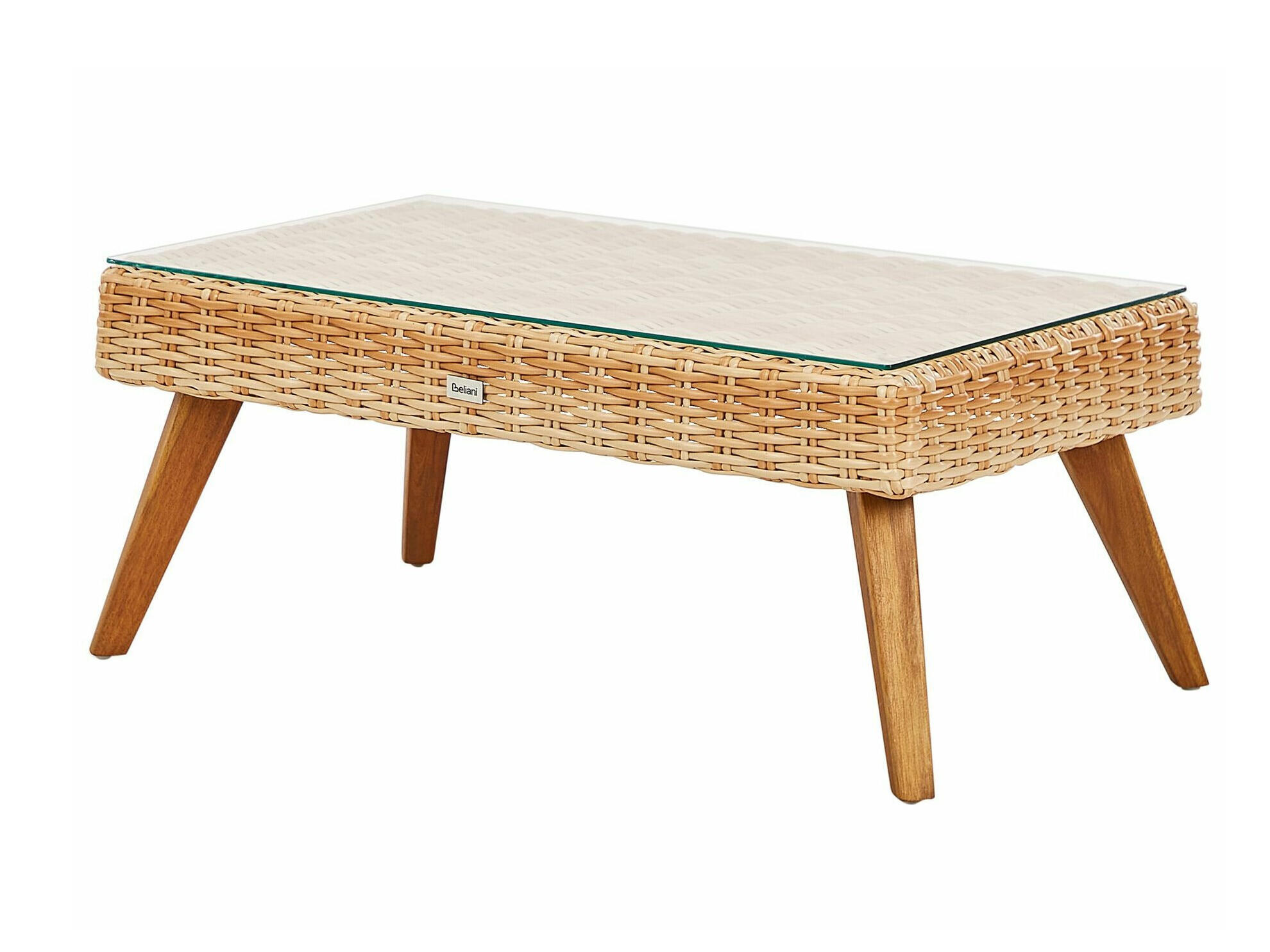 Set vrtnog namještaja Berwyn 2626 (Svijetlo smeđa + Bijela)