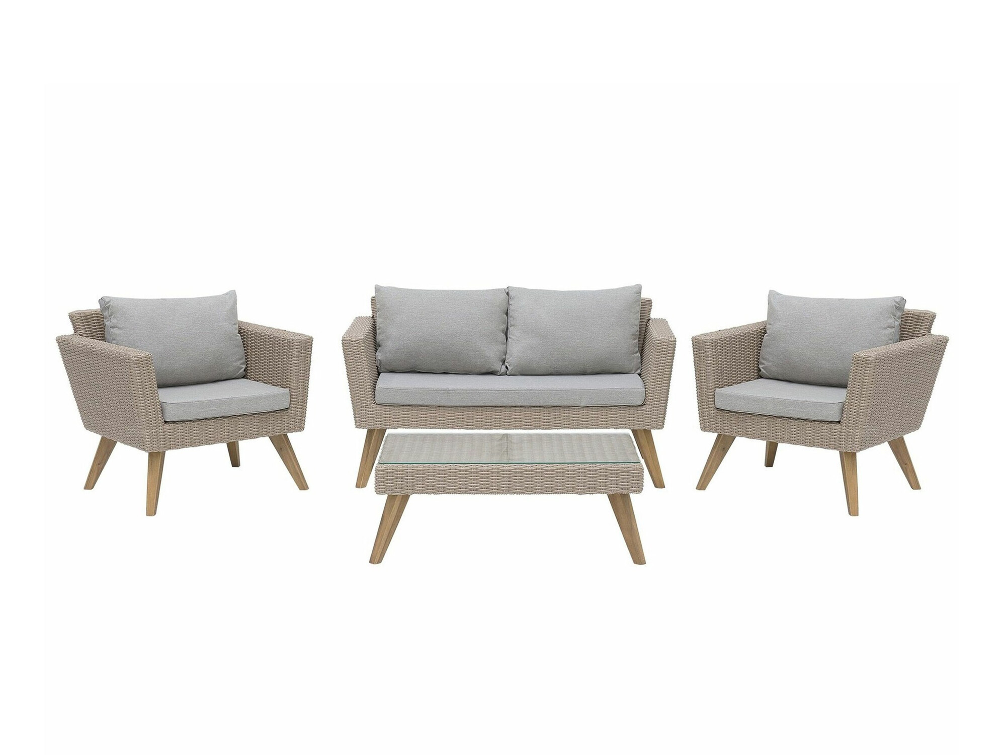 Set vrtnog namještaja Berwyn 2626 (Taupe + Siva)