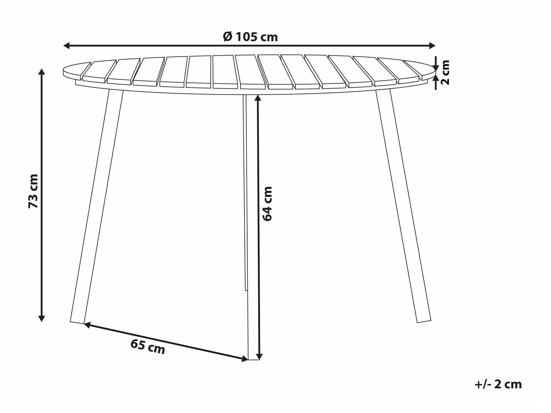 Vrtni stol Berwyn 2627