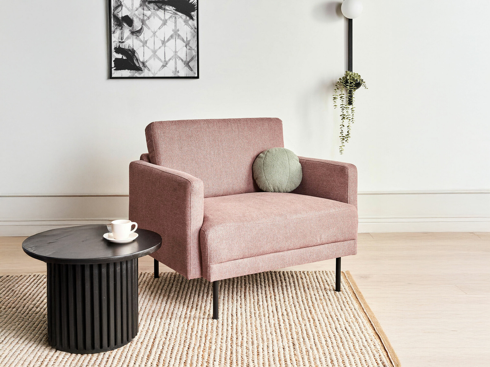 Fotelja Salmono 102 (Zagasito ružičasta)