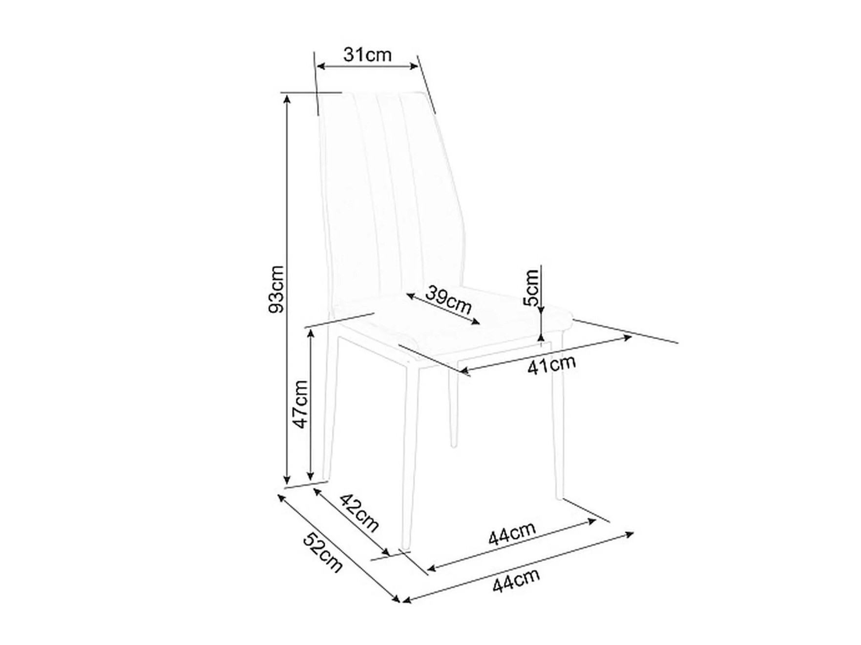 Stolica Detroit 738 (Bež)