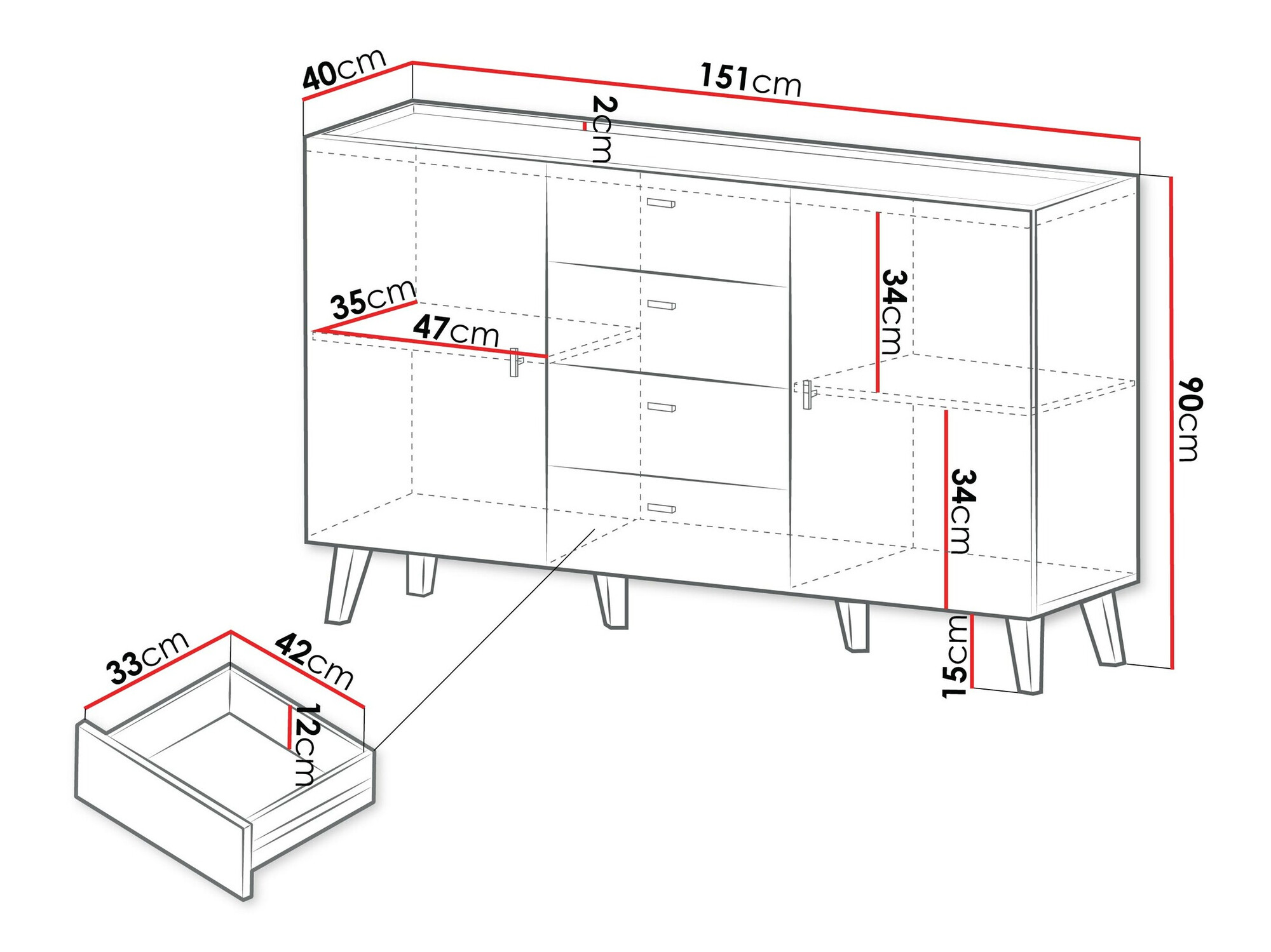 Komoda Comfivo Avimelo 100