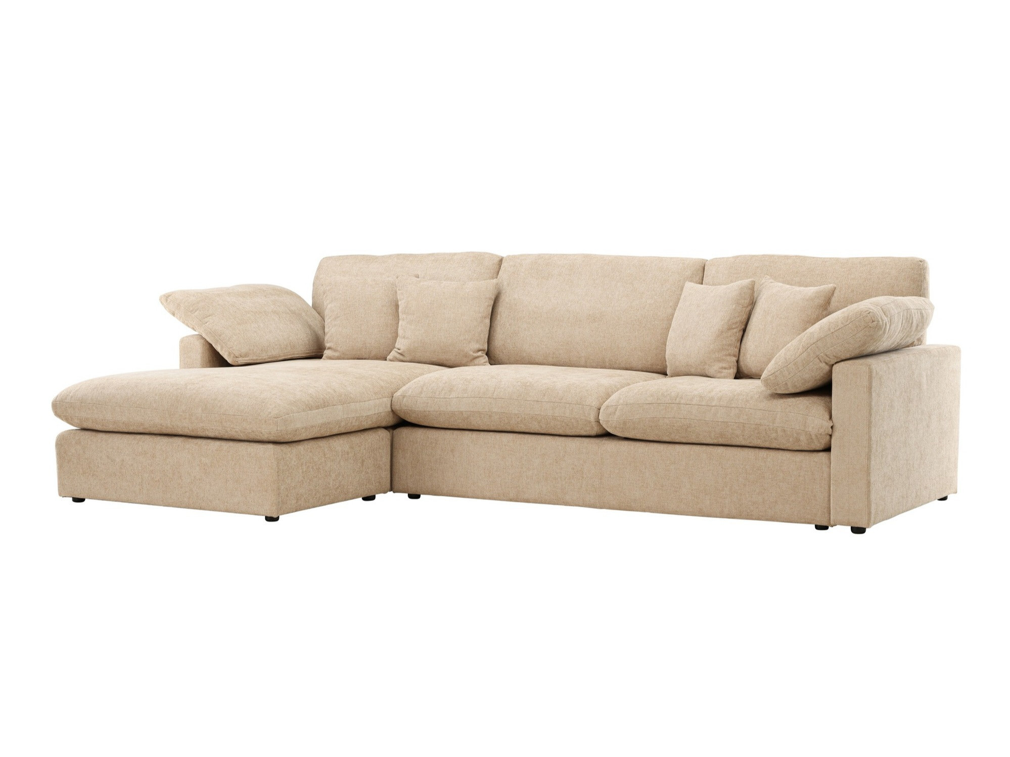 Kutna garnitura Dallas 4813 (Svijetlo smeđa)