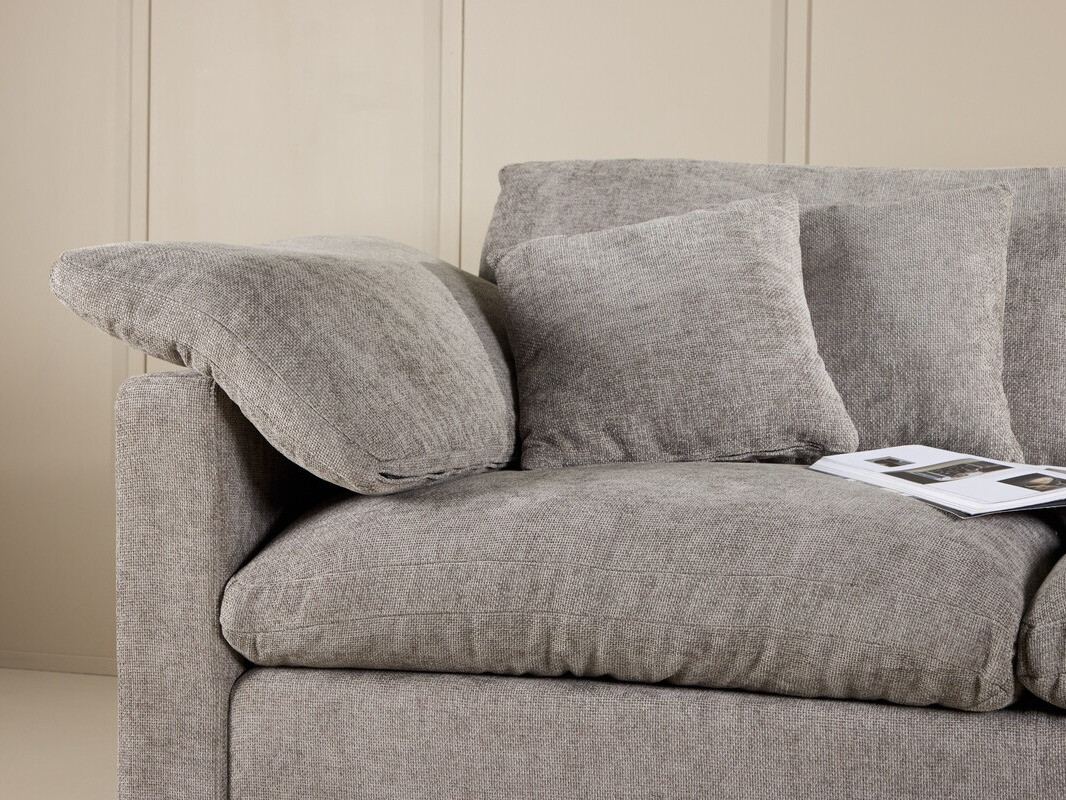 Kutna garnitura Dallas 4813 (Tamno siva)