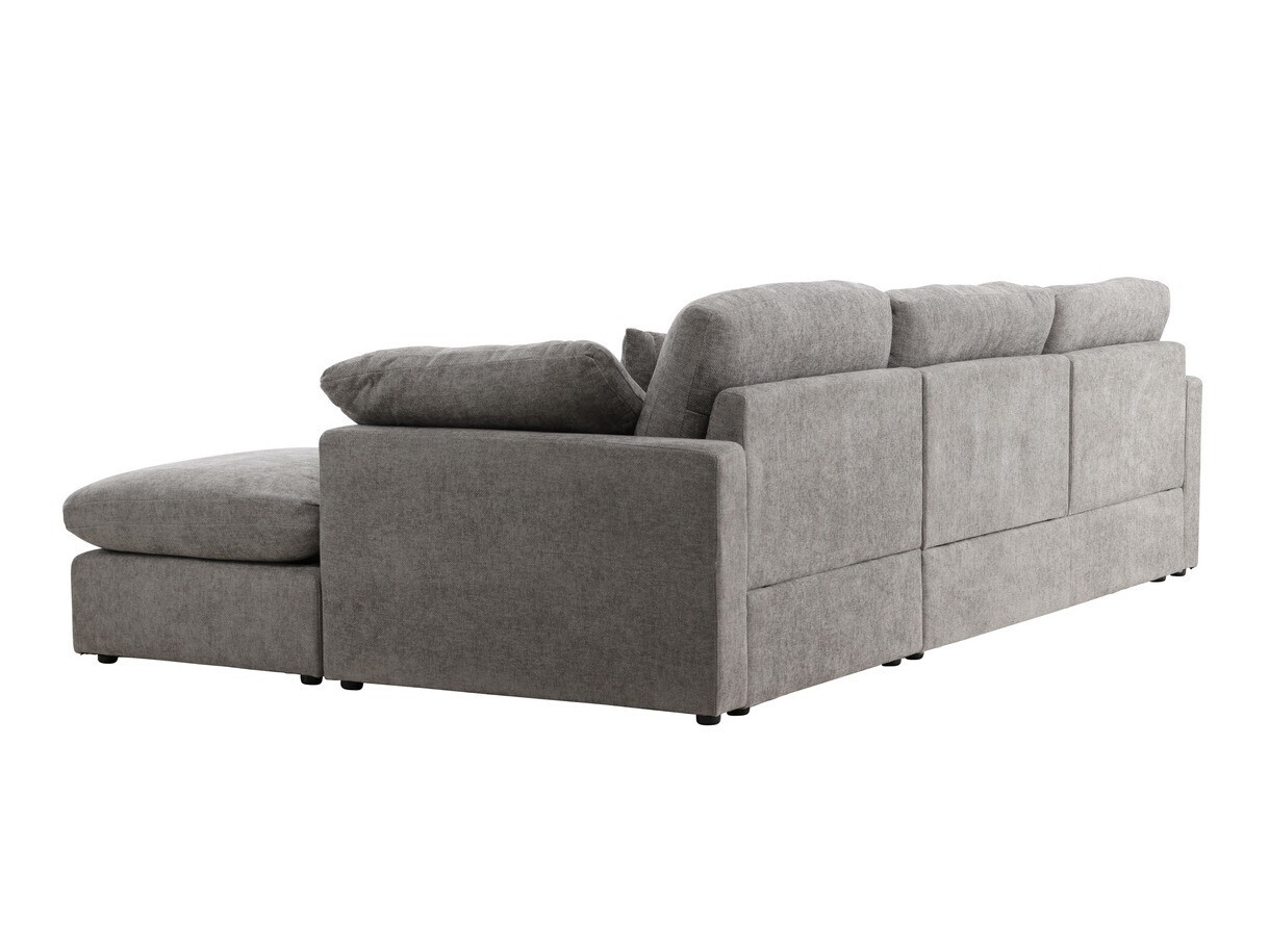 Kutna garnitura Dallas 4813 (Tamno sivo)