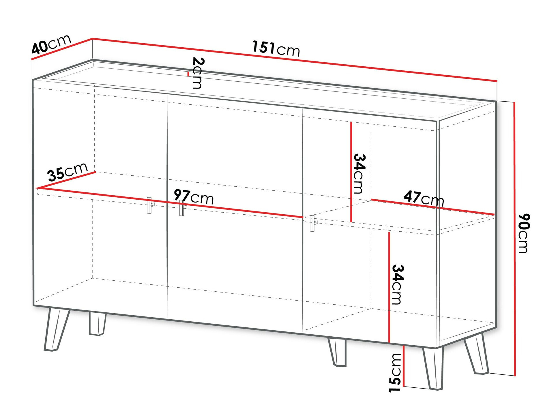 Ormarić Comfivo Avimelo 101