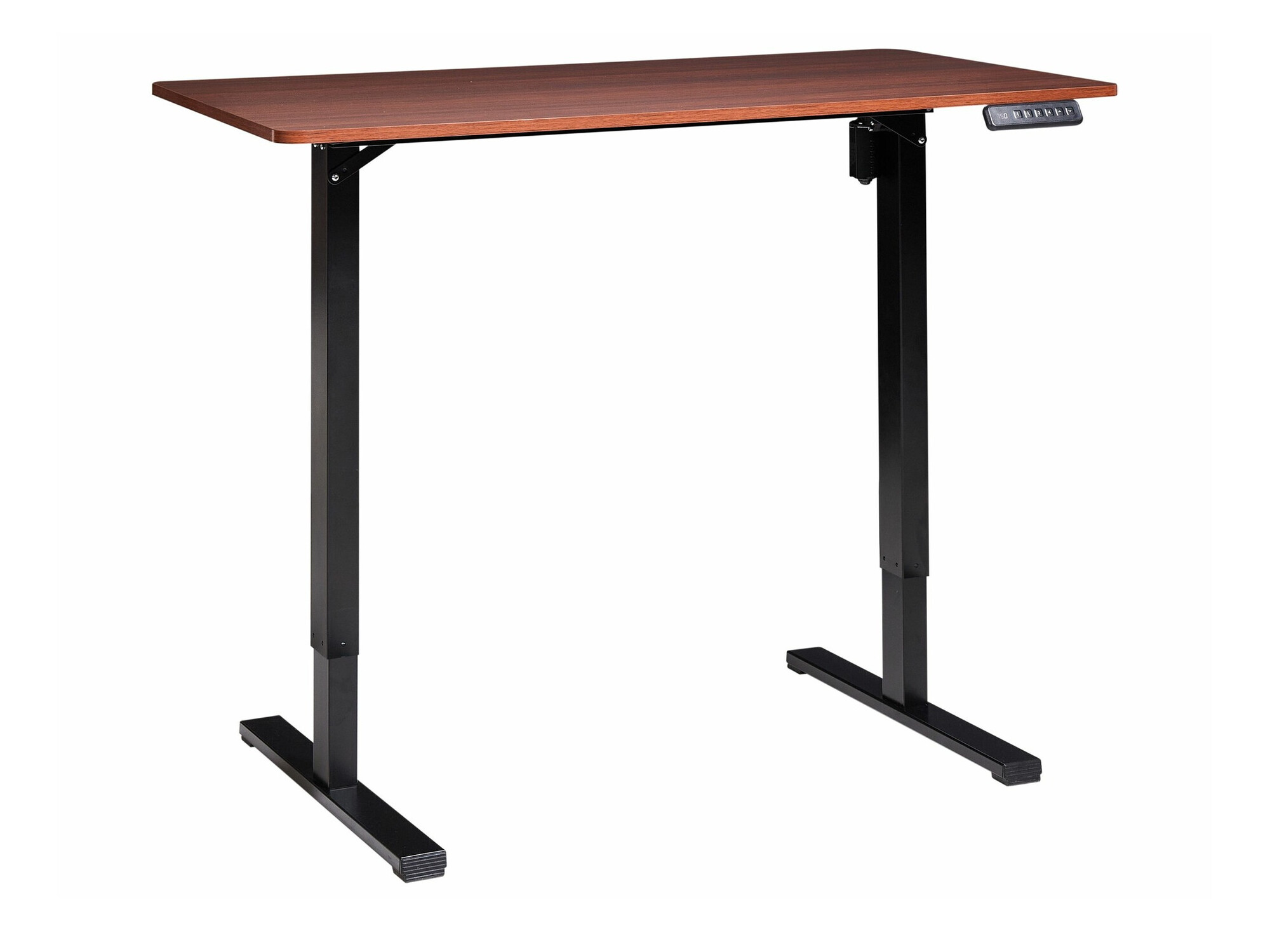 Radni stol podesiv po visini Berwyn 2639 (Tamno smeđa + Crna)