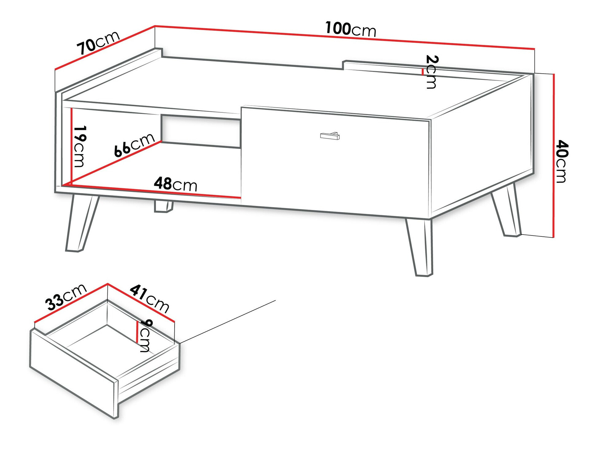 Stolić za kavu Comfivo Hedera