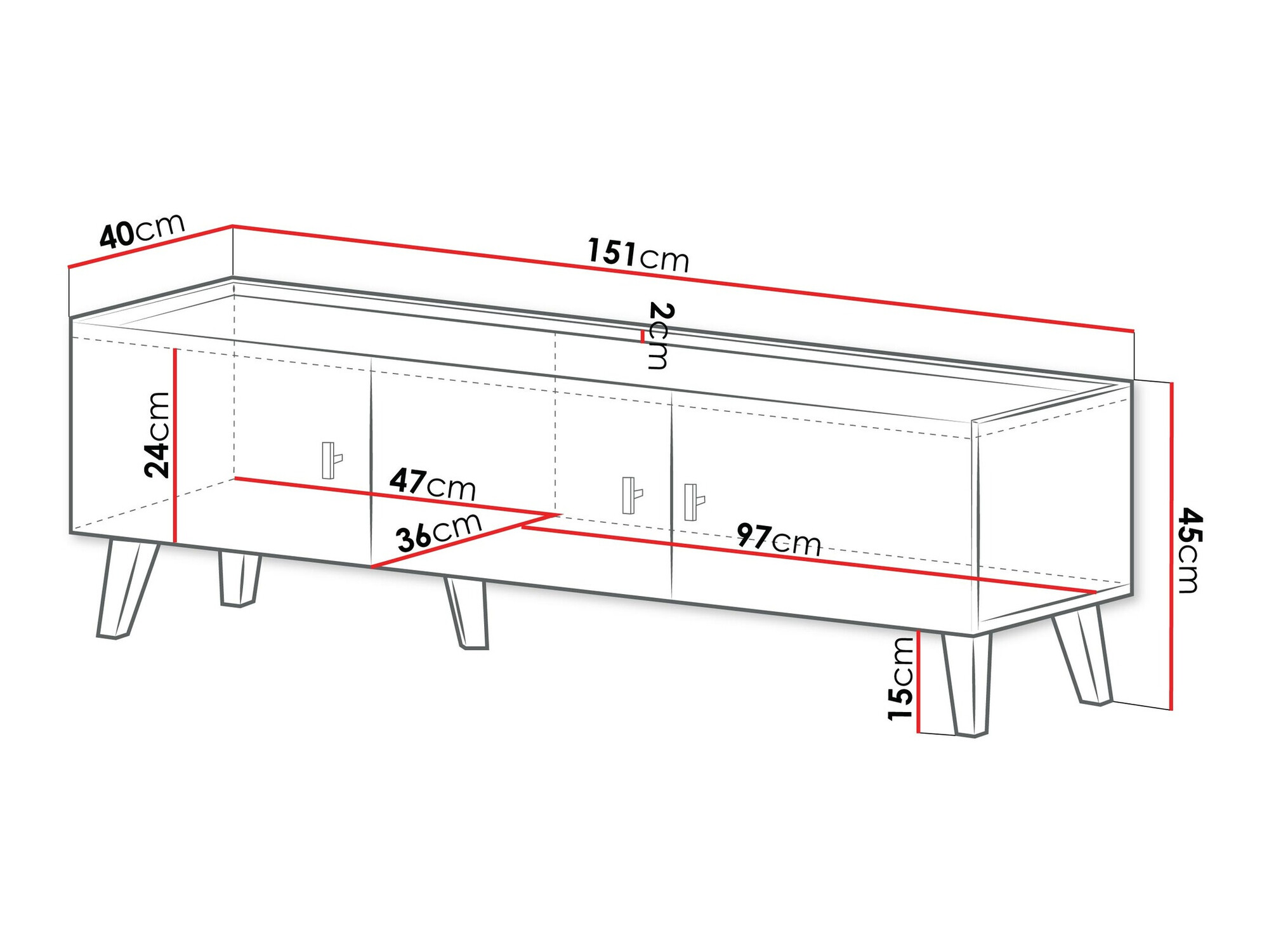 TV stol Comfivo Avimelo 106