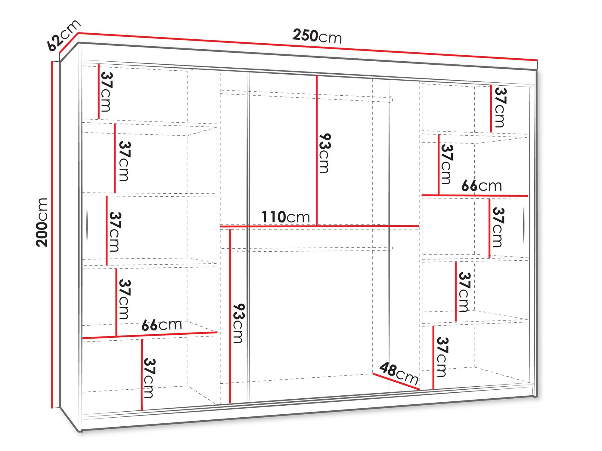Ormar Hartford 497 (Hrast Artisan)
