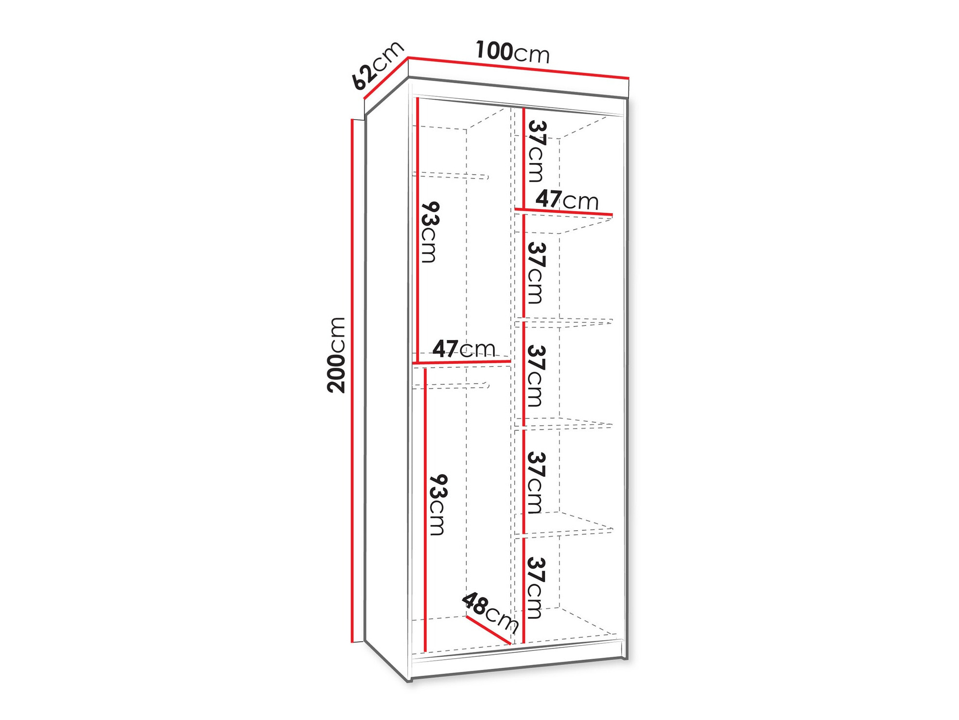 Ormar Hartford 498 (Bijela)