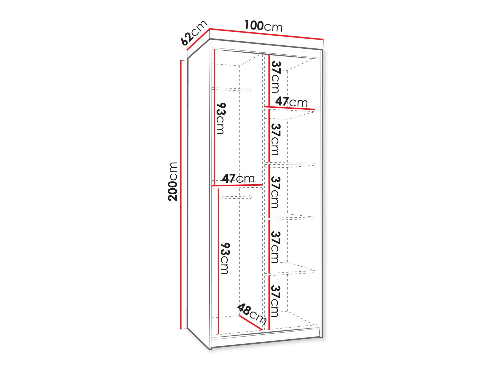 Ormar Hartford 498 (Hrast Artisan)