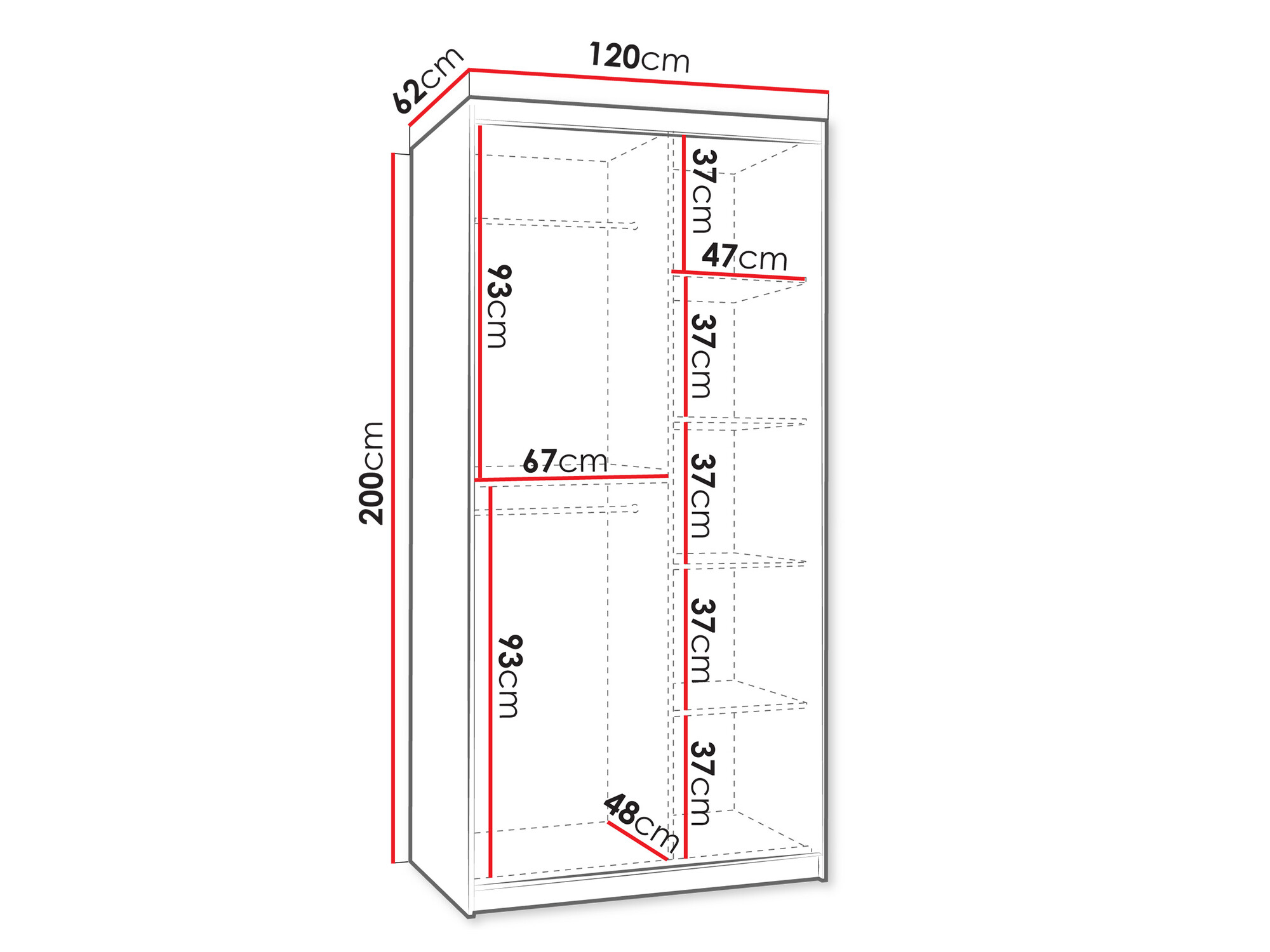 Ormar Hartford 504 (Hrast Artisan)
