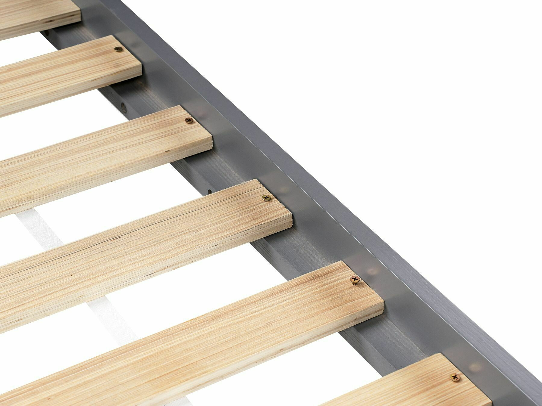 Krevet Berwyn 2652 (Siva + Svijetlo drvo)