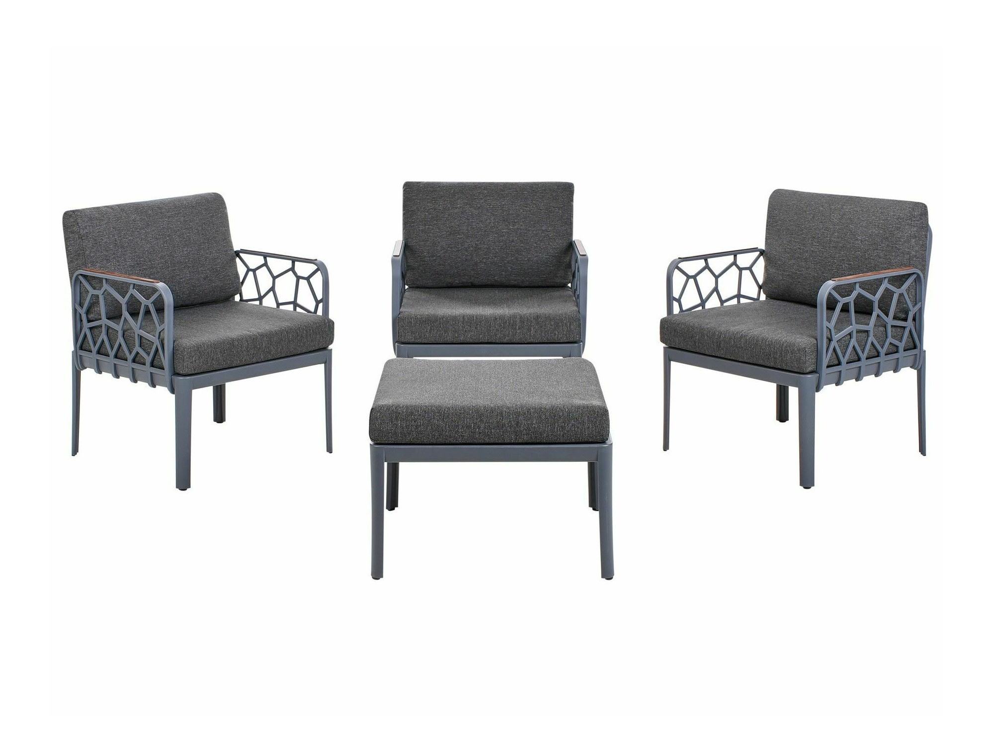 Vrtni namještaj Berwyn 2653 (Siva)