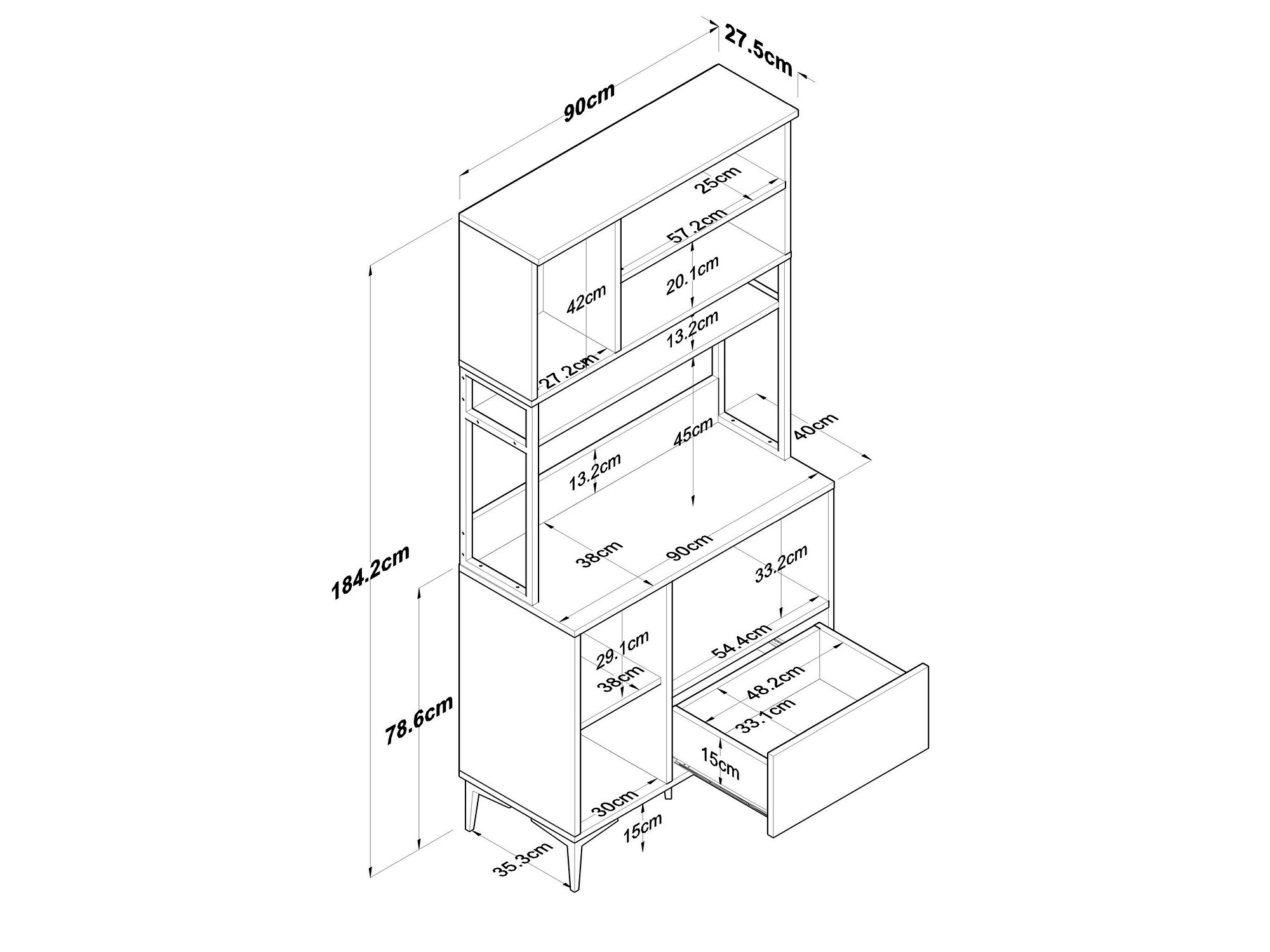 Multifunkcionalni namještaj Kailua 2486