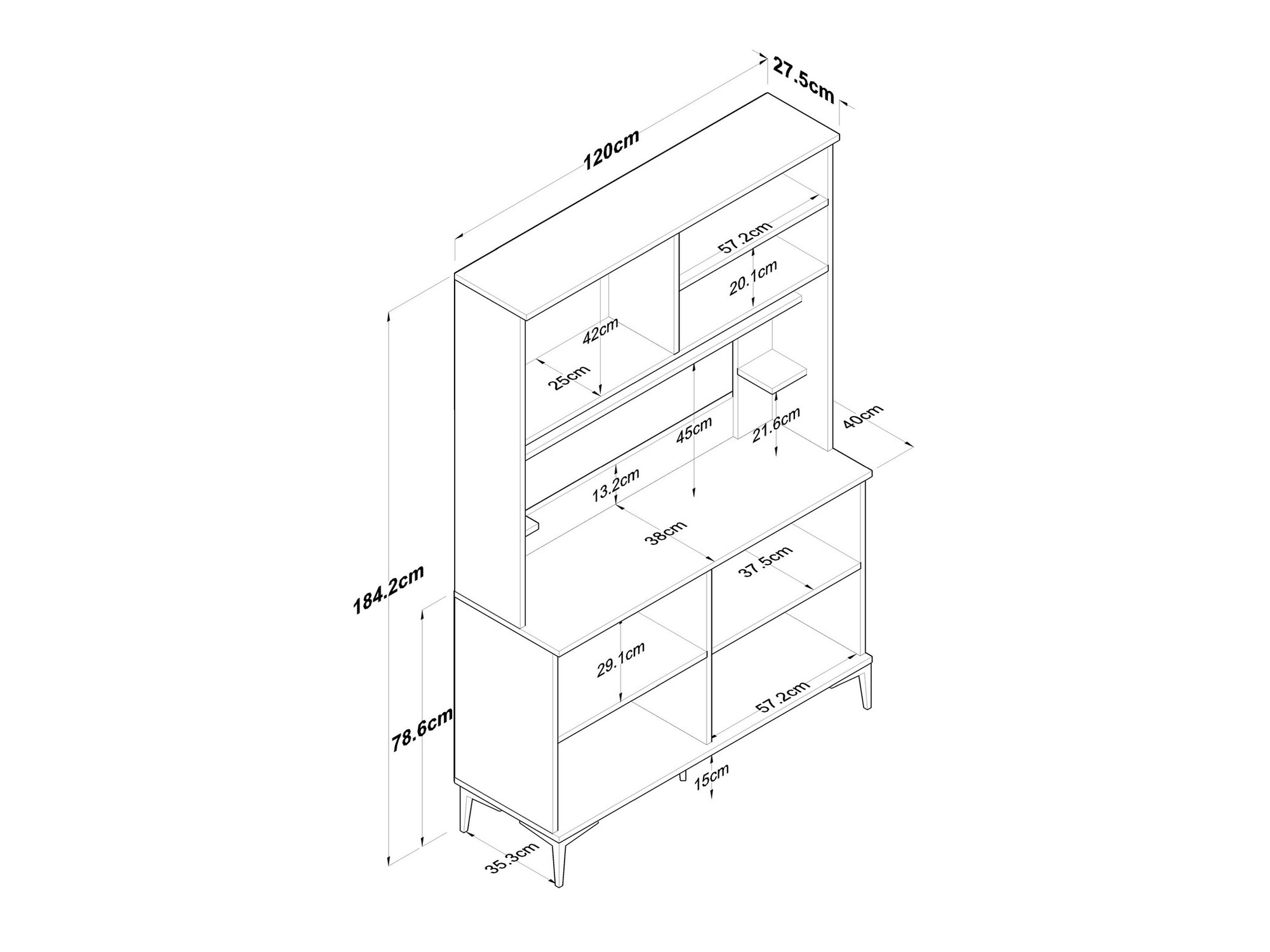 Multifunkcionalni namještaj Kailua 2488