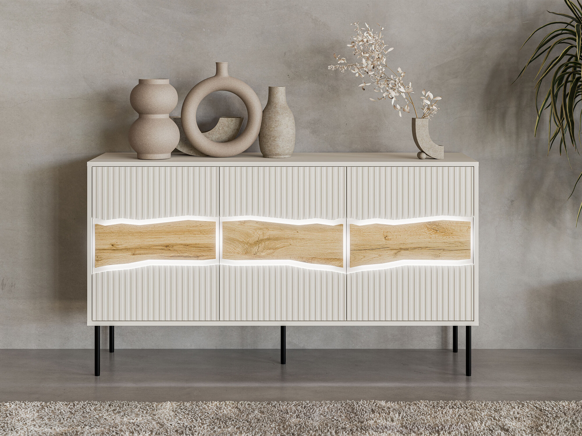 Ormarić Monevare 100 (Hrast Wotan + Kašmir)