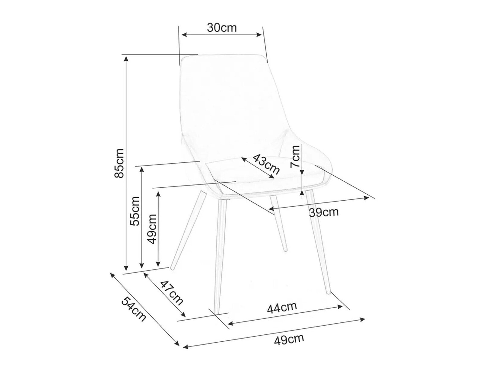 Stolica Detroit 745 (Bež)
