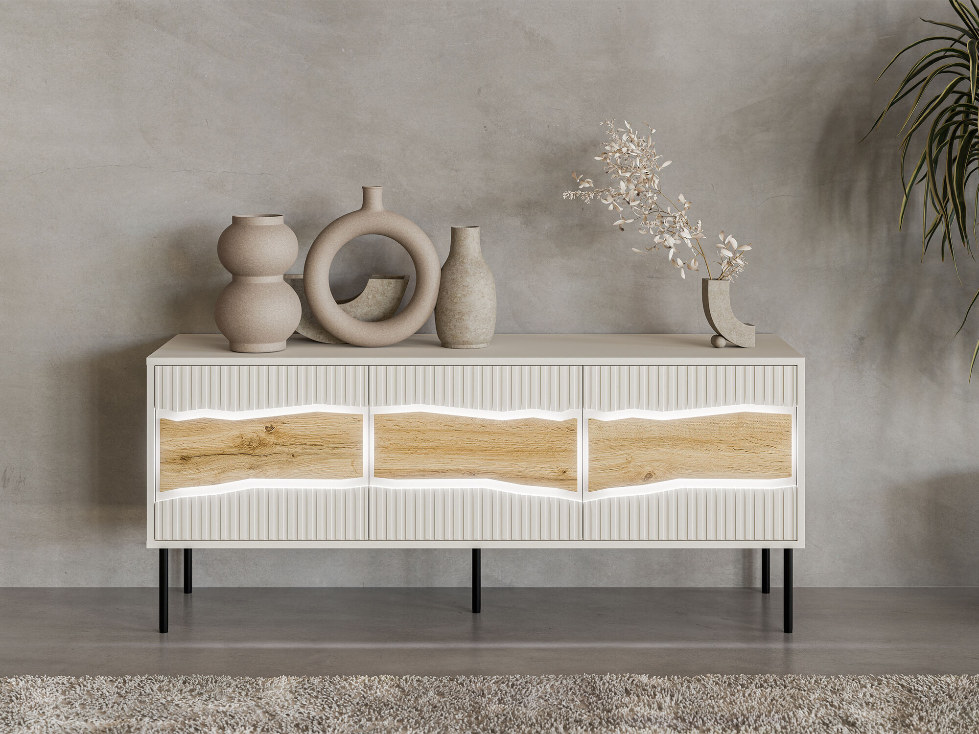 TV stol Monevare 103 (Hrast Wotan + Kašmir)