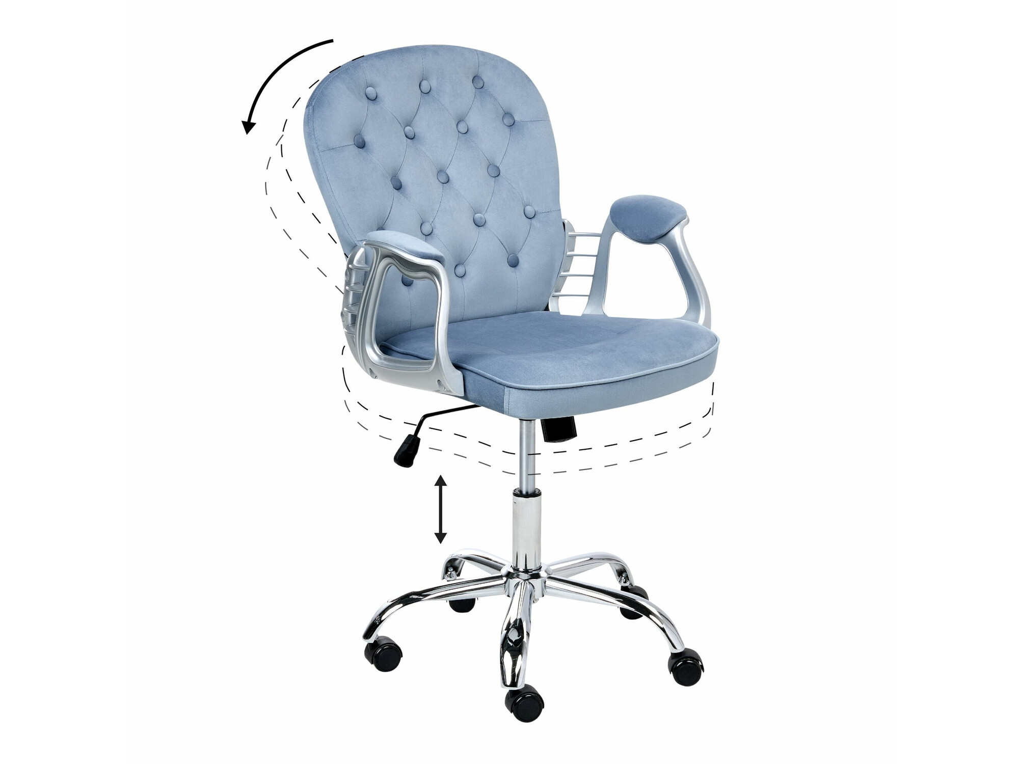 Uredska stolica Berwyn 336 (Svijetlo plava)