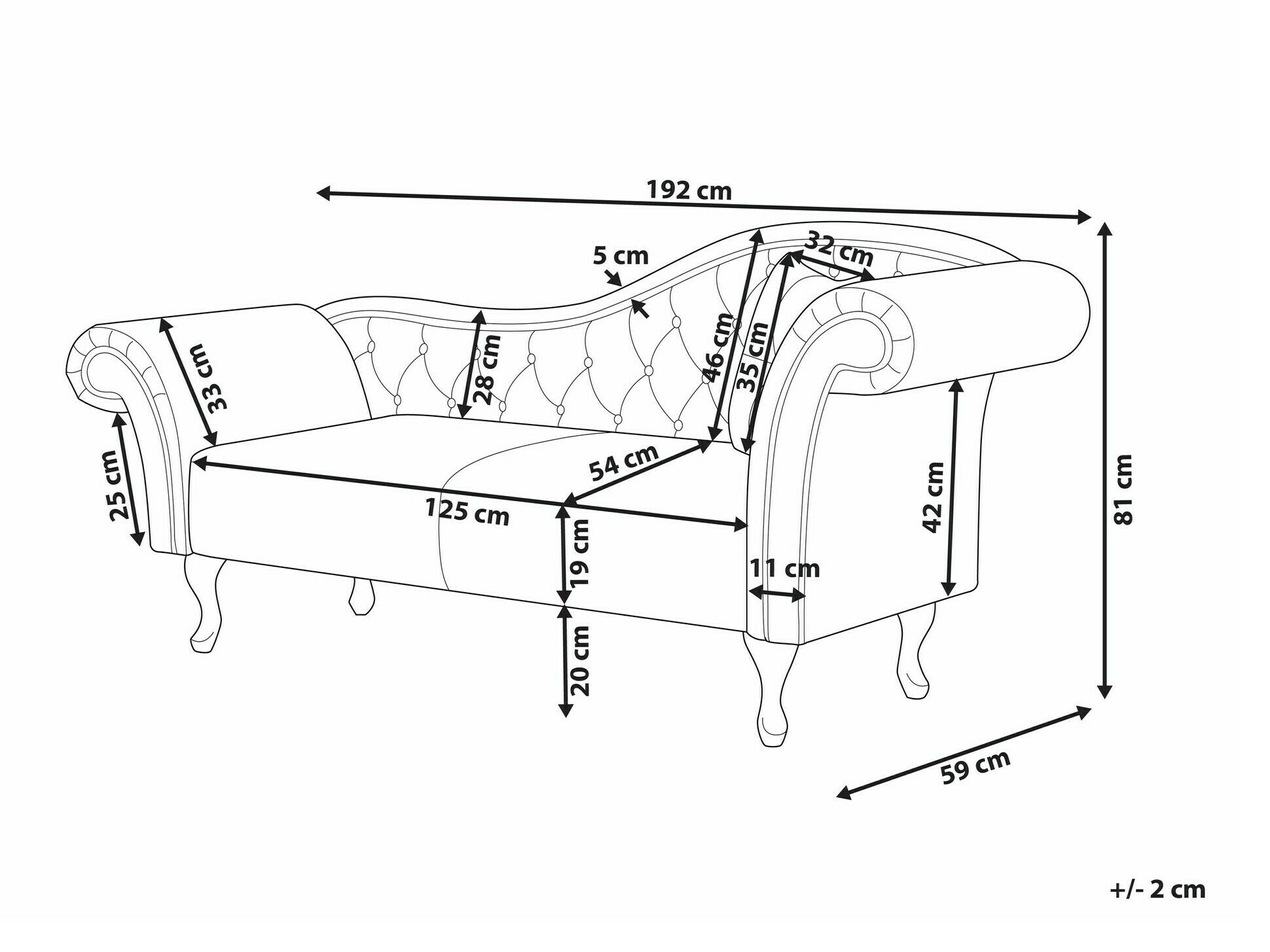 Ležaj Berwyn 1694 (Taupe)