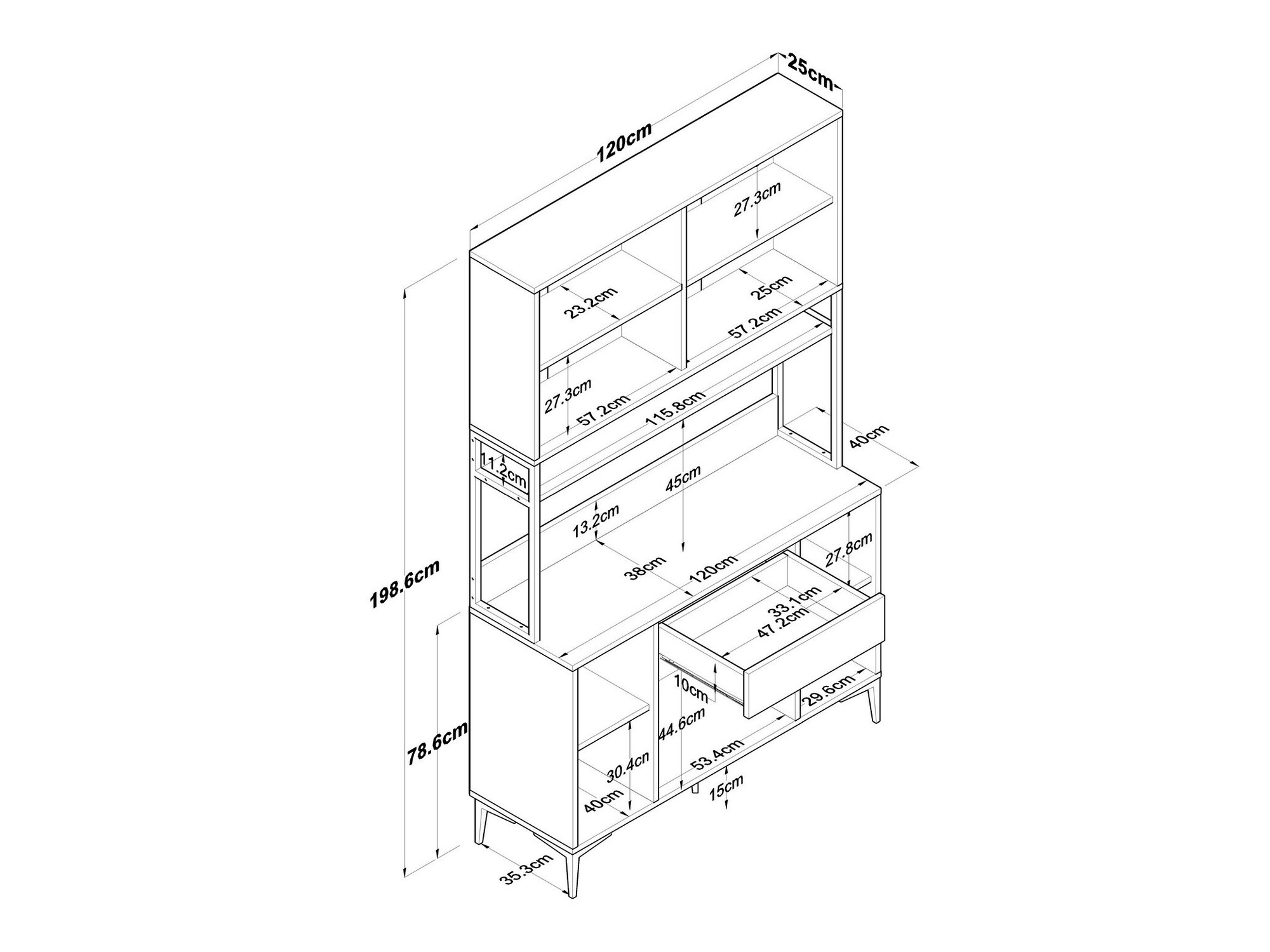 Multifunkcionalni namještaj Kailua 2496