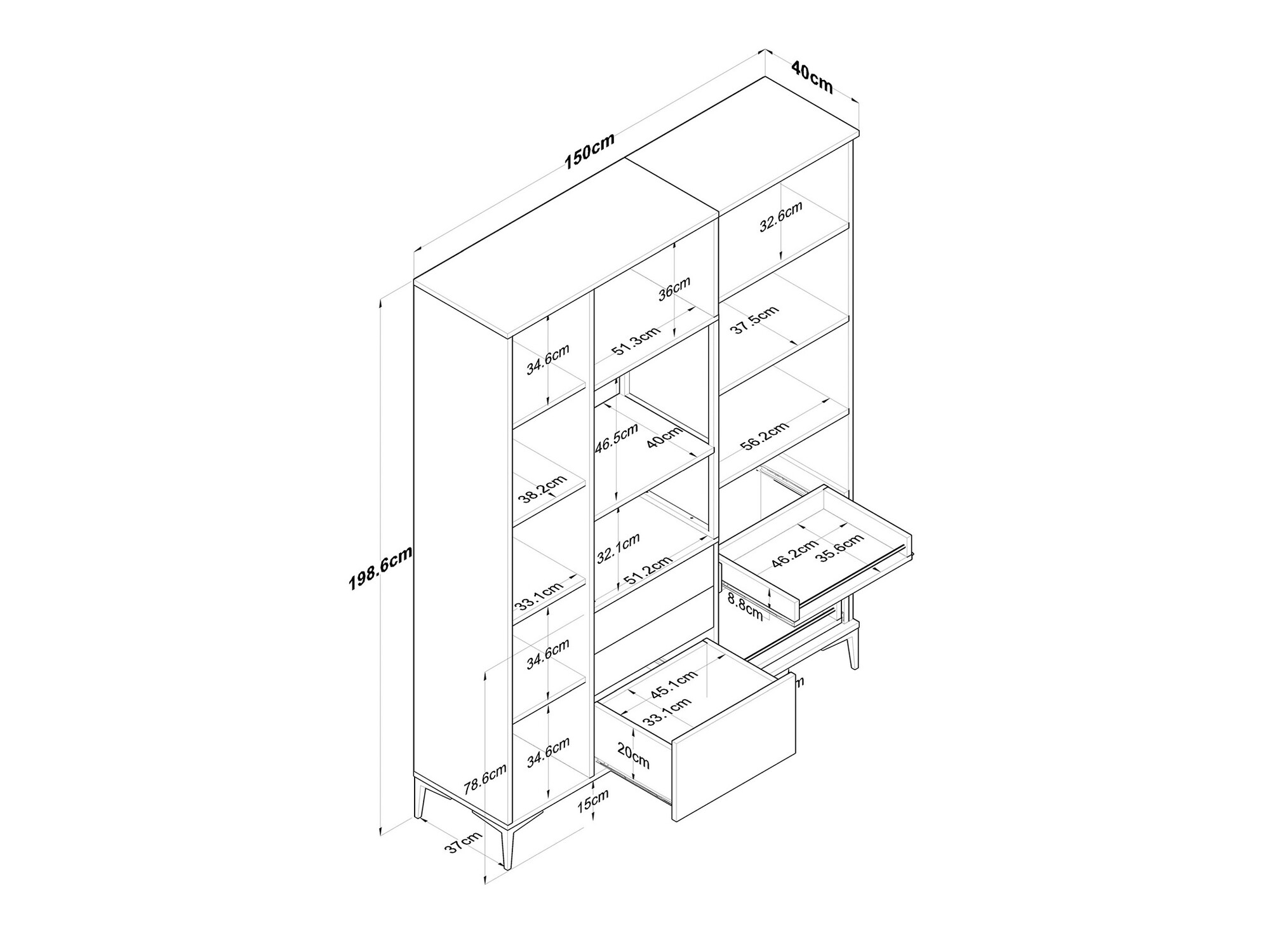 Multifunkcionalni namještaj Kailua 2497