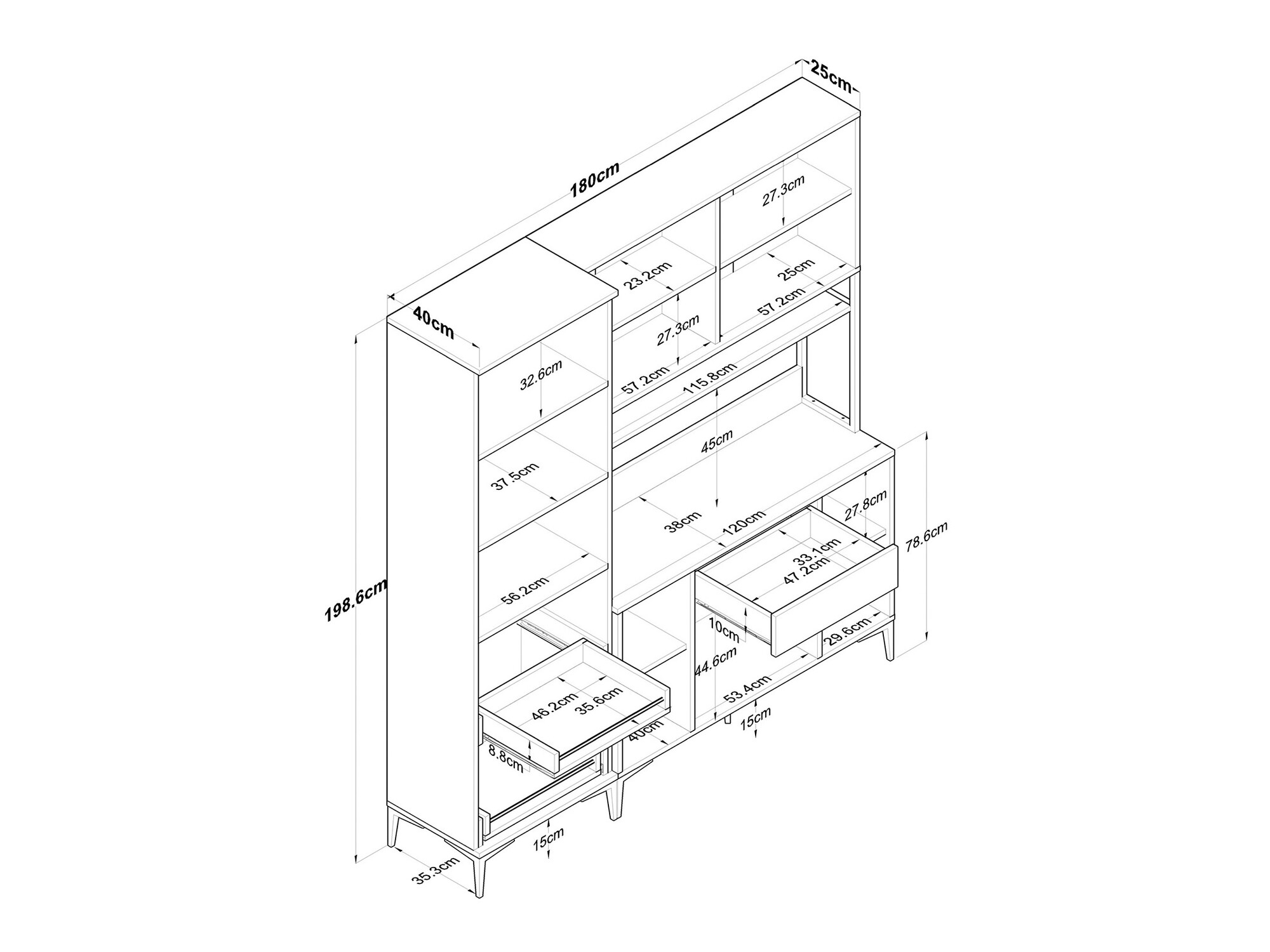 Multifunkcionalni namještaj Kailua 2499