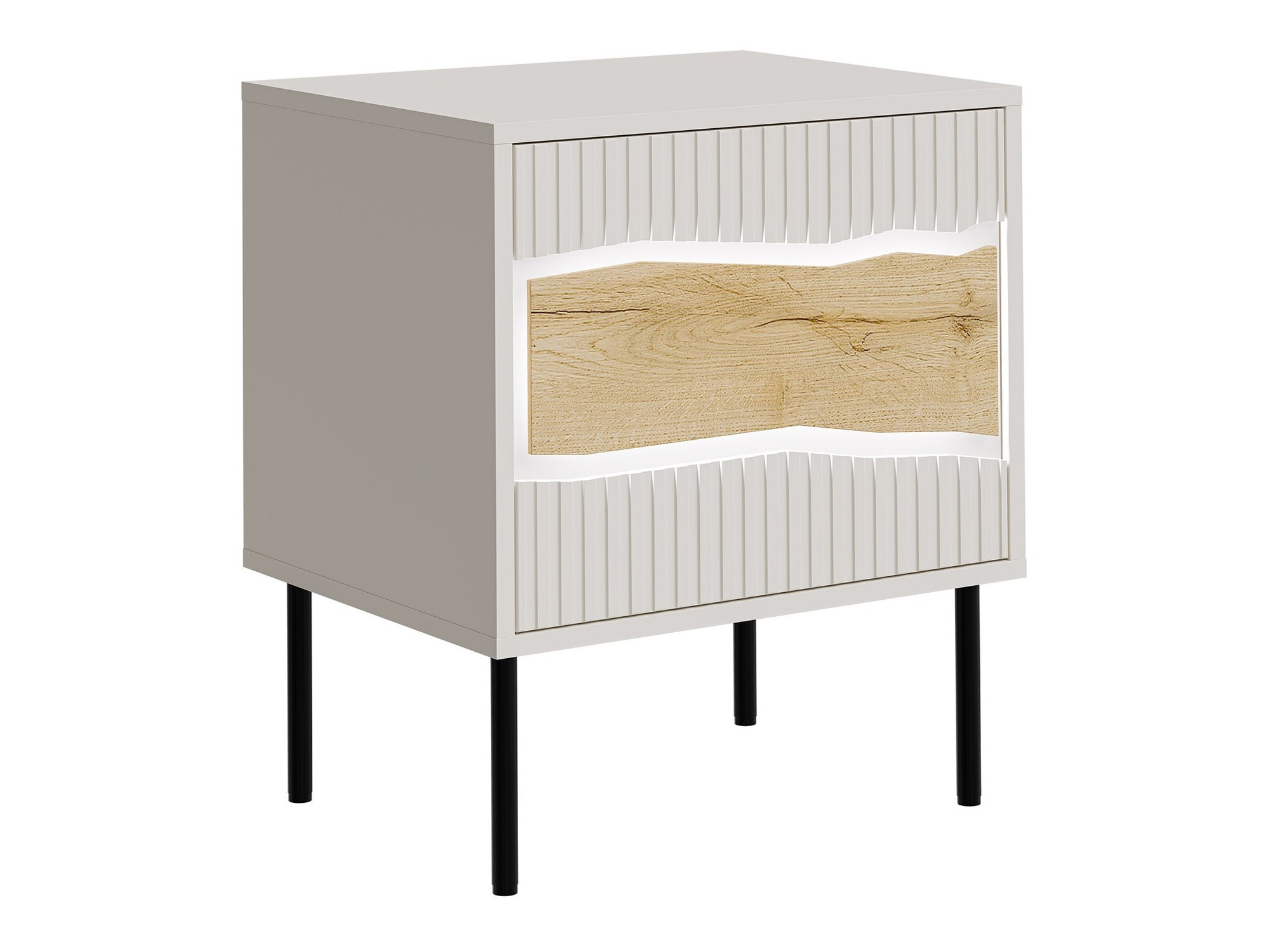 Set noćnih ormarića Monevare 104 (Hrast Wotan + Kašmir)