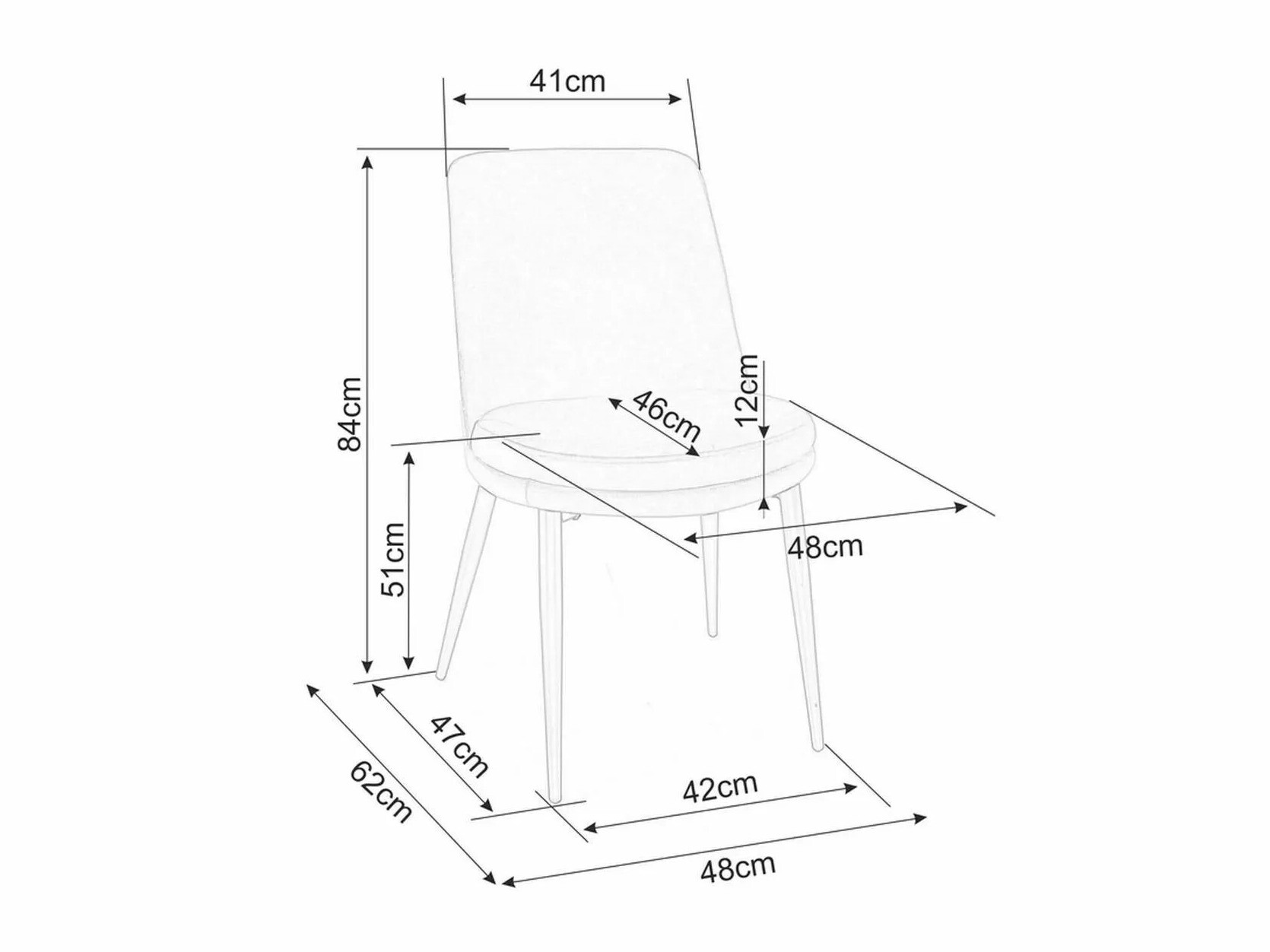 Stolica Detroit 746 (Bež)