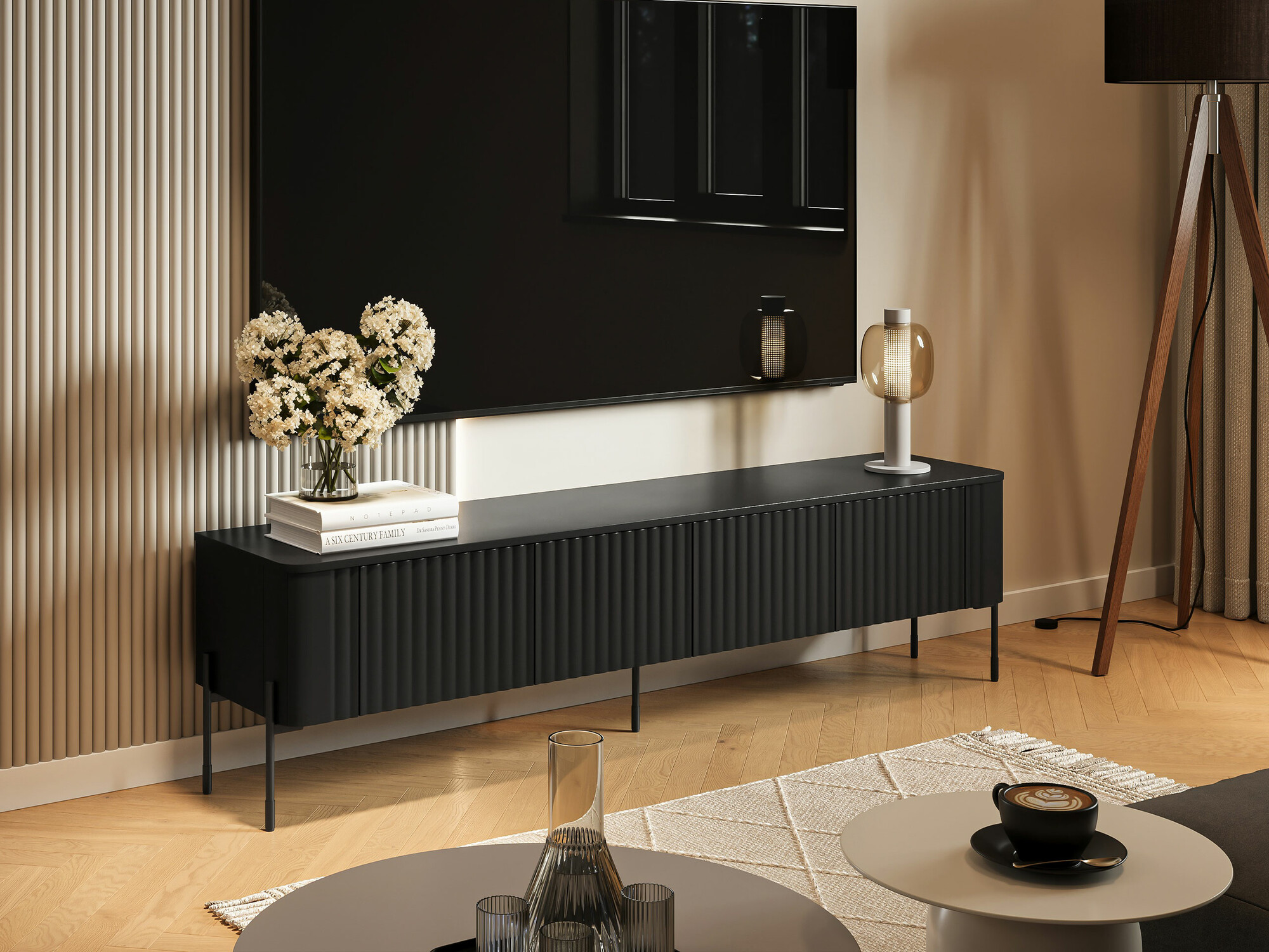 TV stol Nobilitas (Crna)