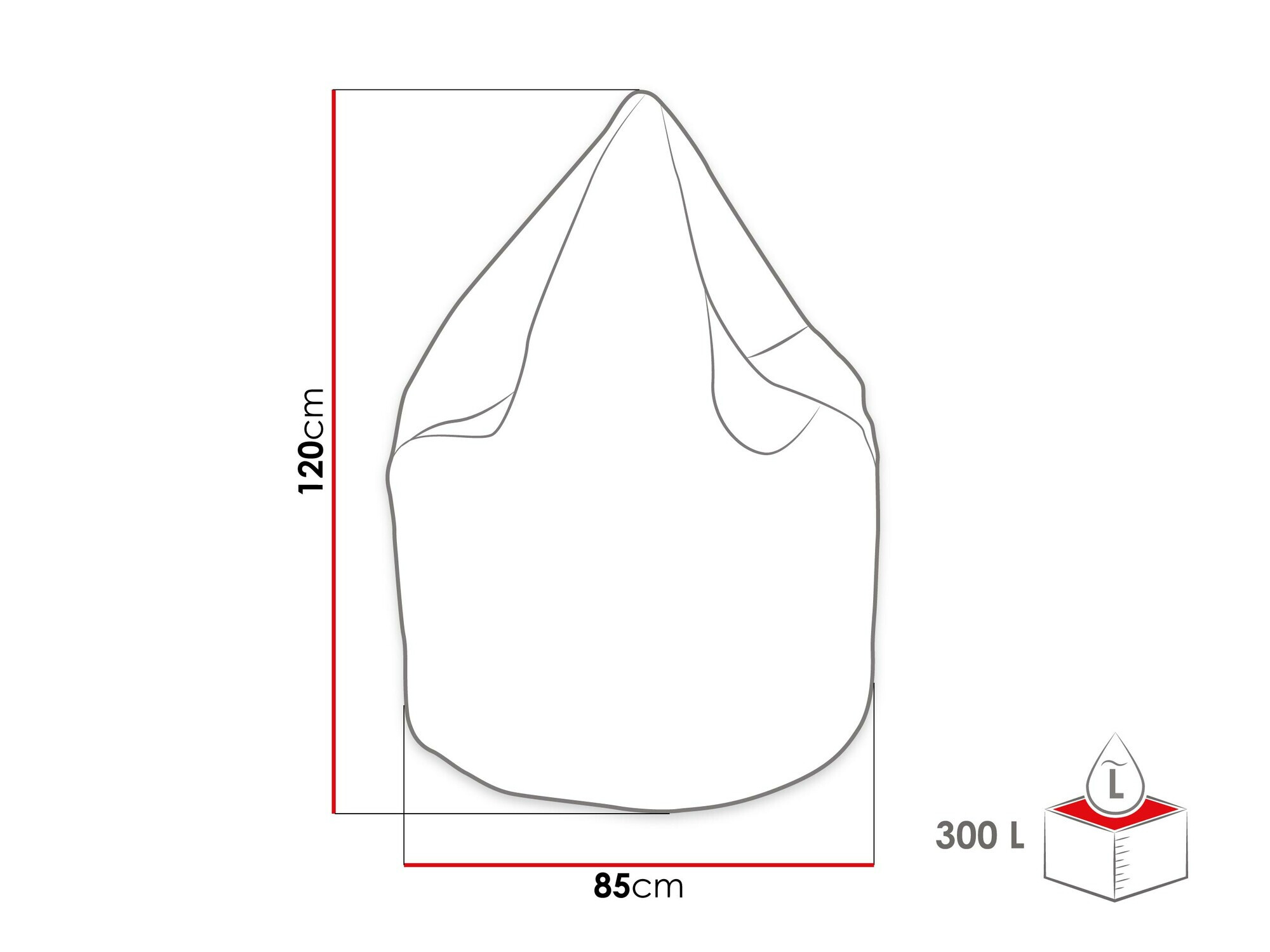 Vreća za sjedenje Comfivo 283 (Poso 100)