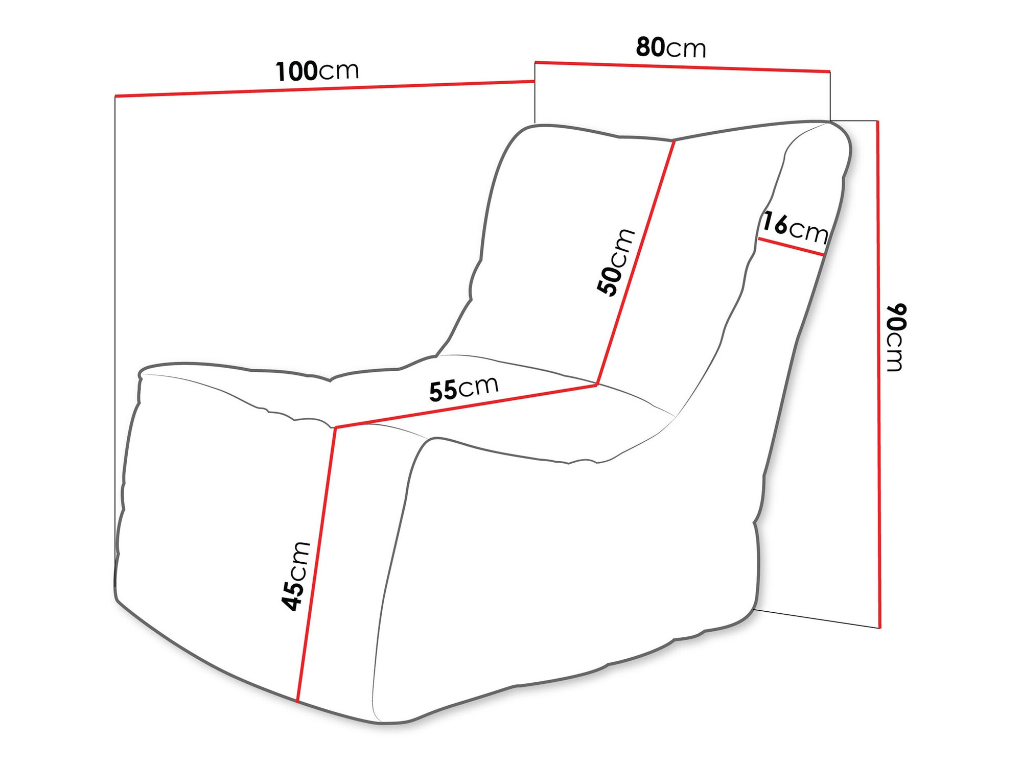 Vreća za sjedenje Rockford 102 (Poso 27)