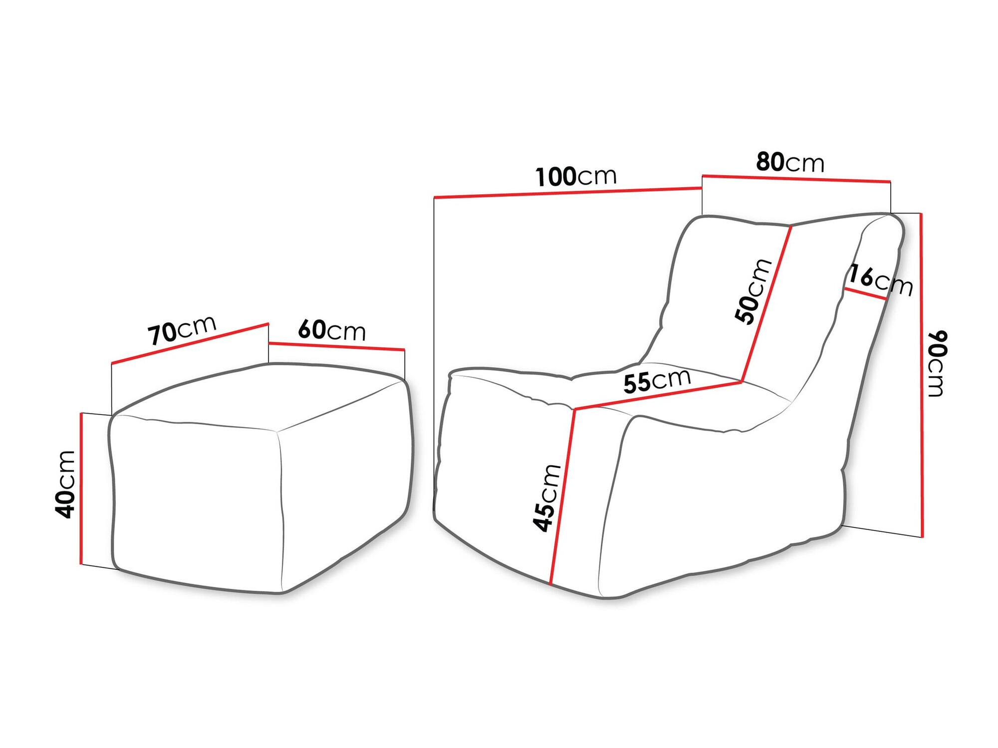 Vreća za sjedenje Rockford 104 (Poso 27)