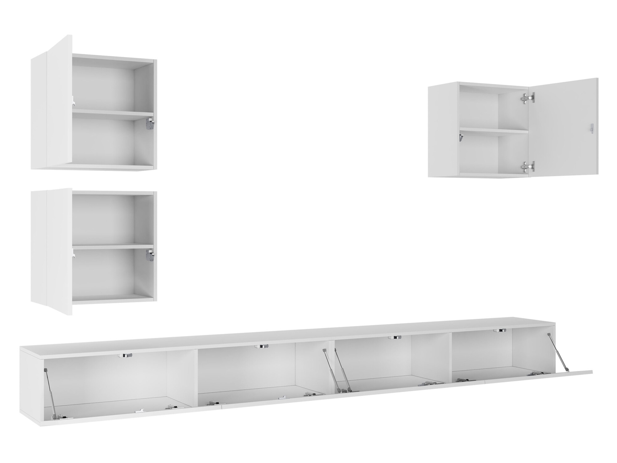 Dnevni boravak Venenou 108 (Crna + Sjajno crna)