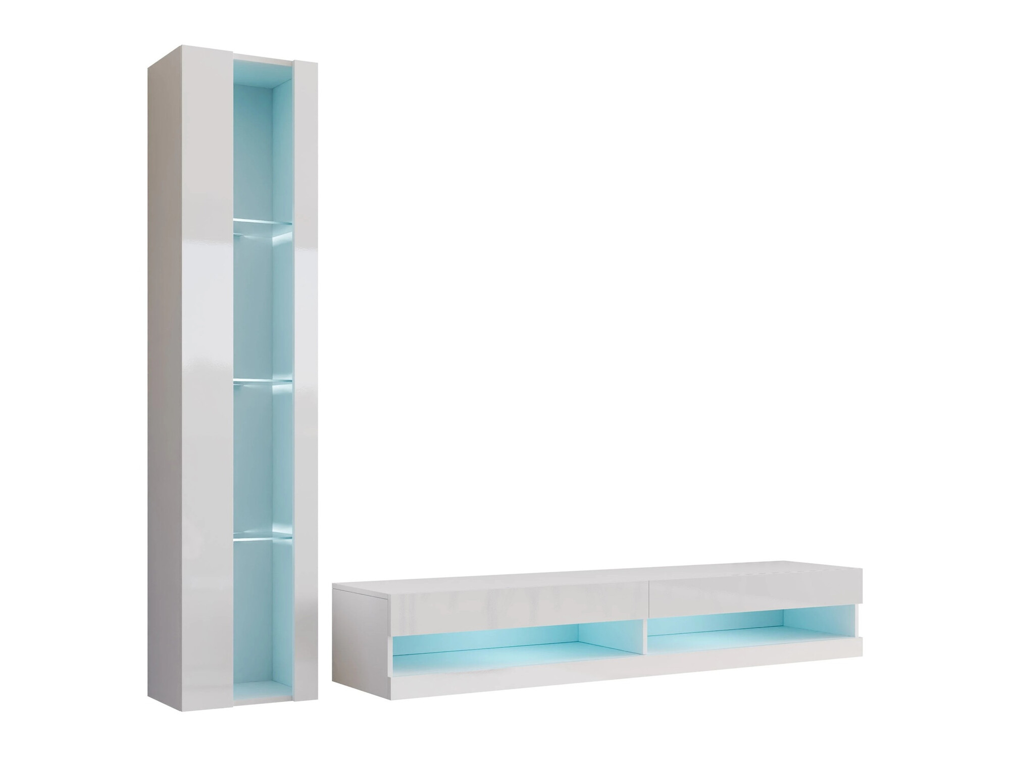 Dnevni boravak Venenou 118 (Bijela + Sjajno bijela)