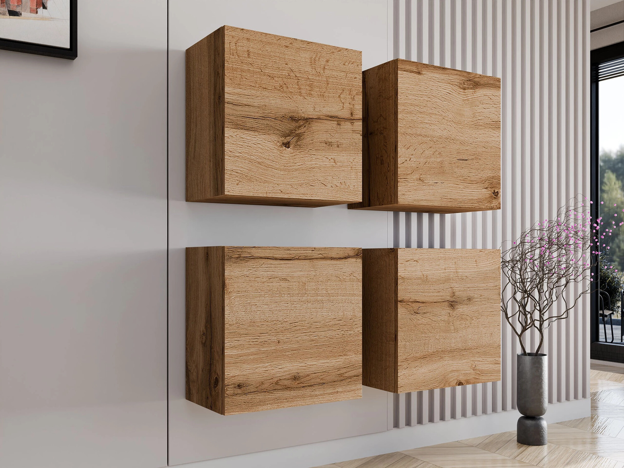 Set ormarića Venenou 143 (Hrast Wotan)