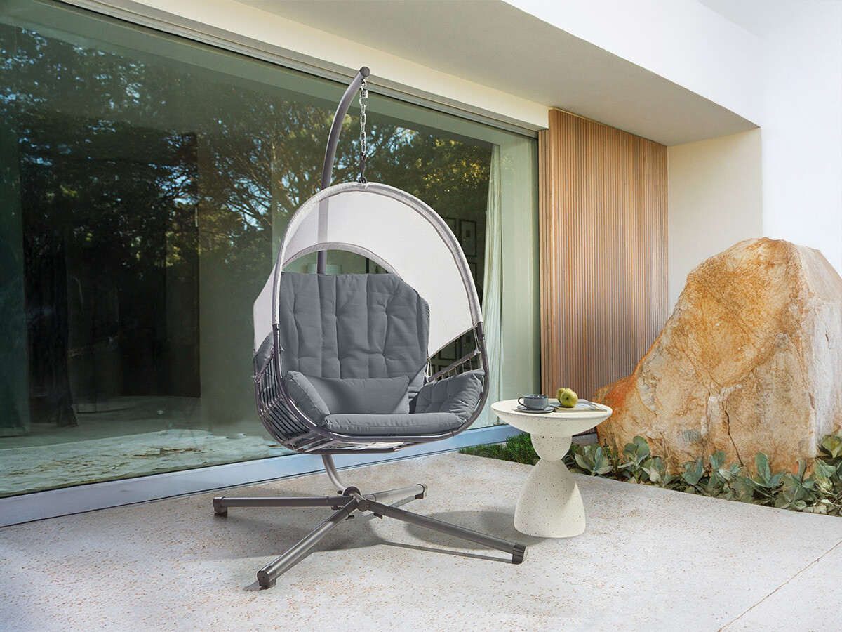 Viseća stolica Berwyn 2655 (Tamno siva)