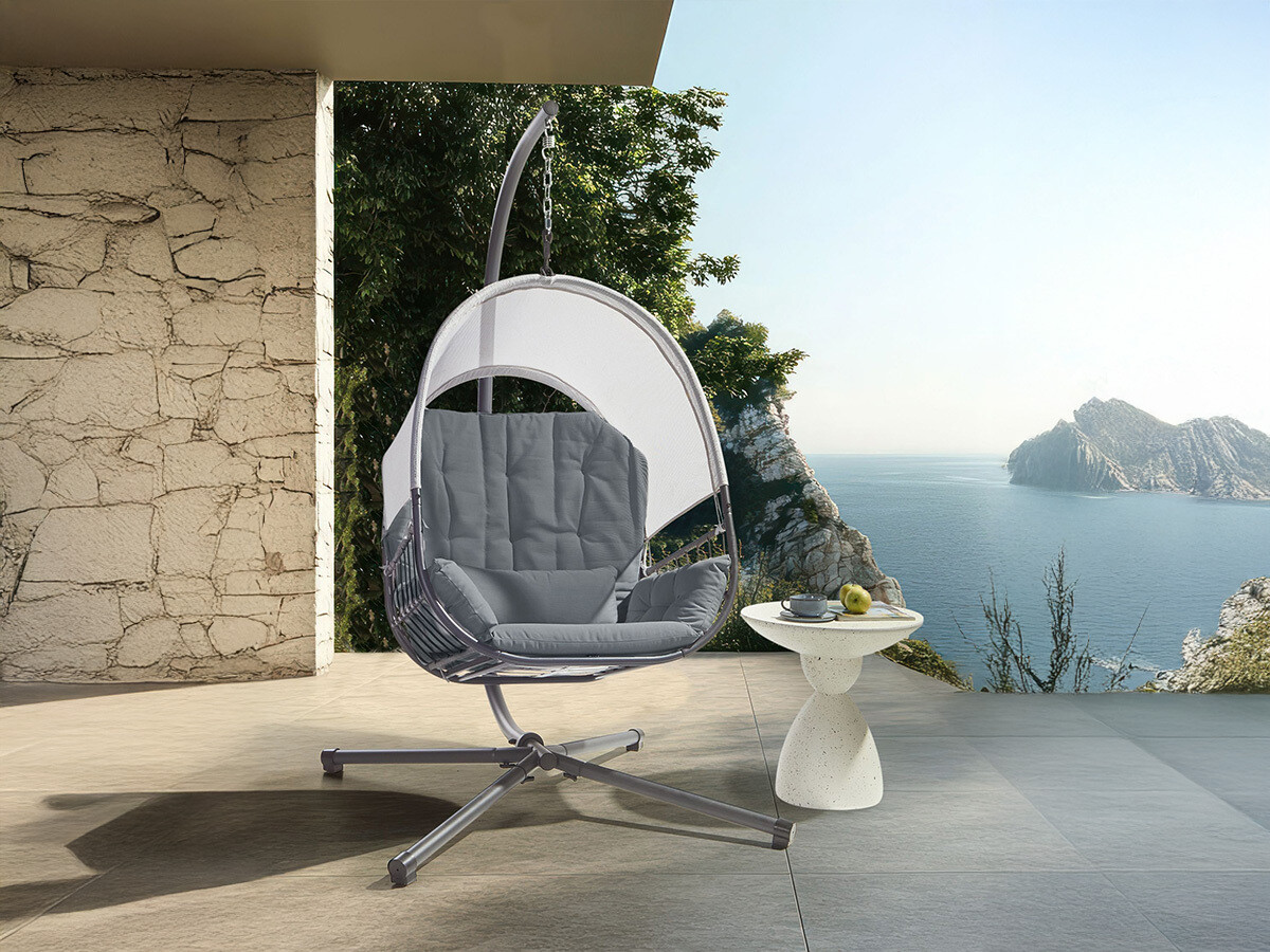 Viseća stolica Berwyn 2655 (Tamno siva)