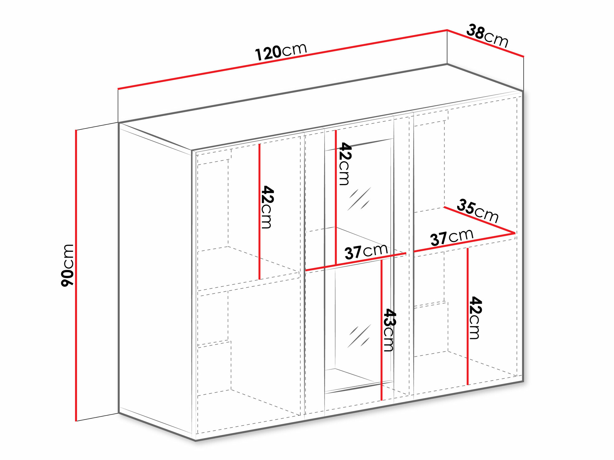 Zidni ormarić Vilrin