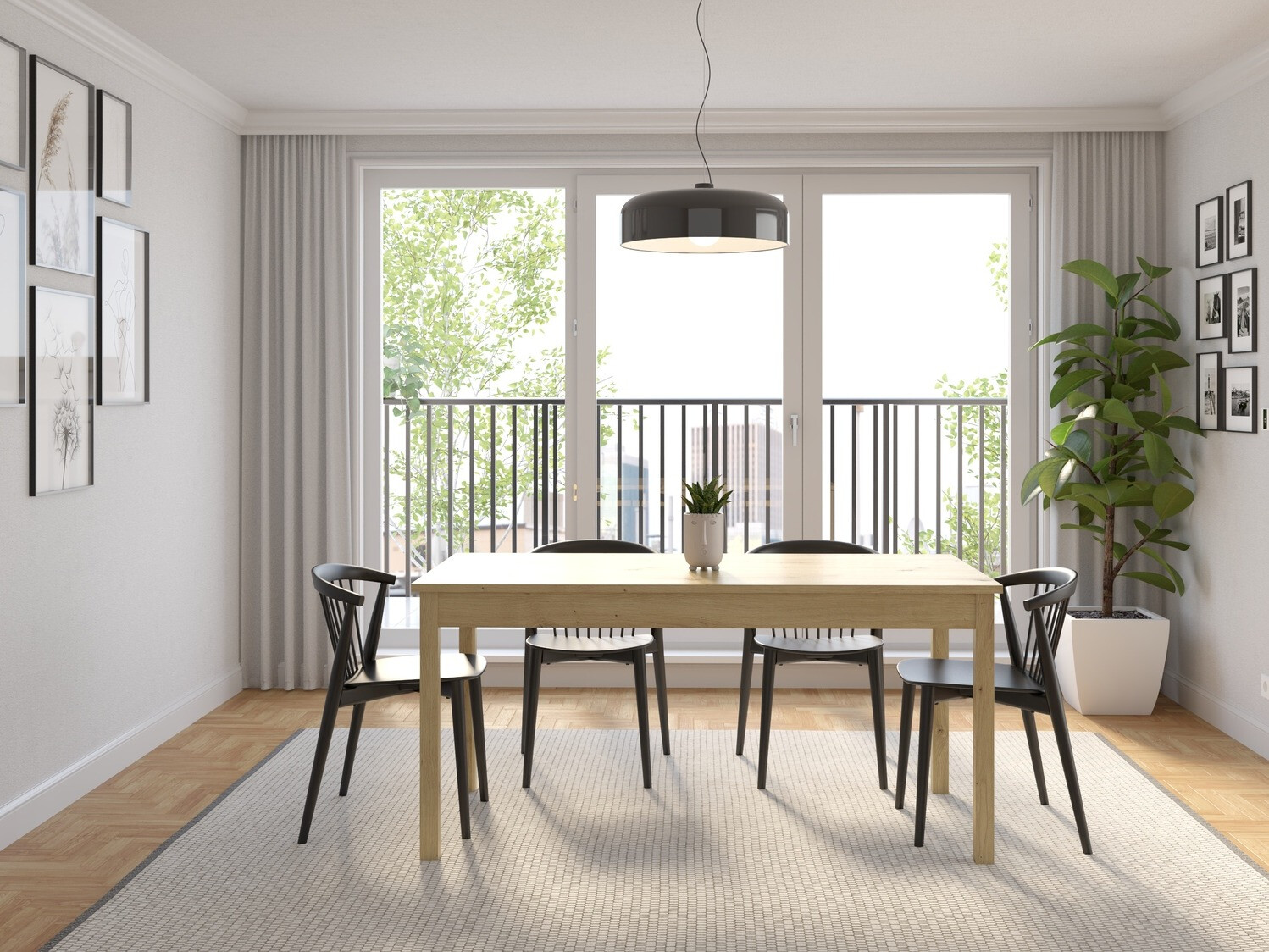 Stol Bristol 221 (Hrast Artisan)