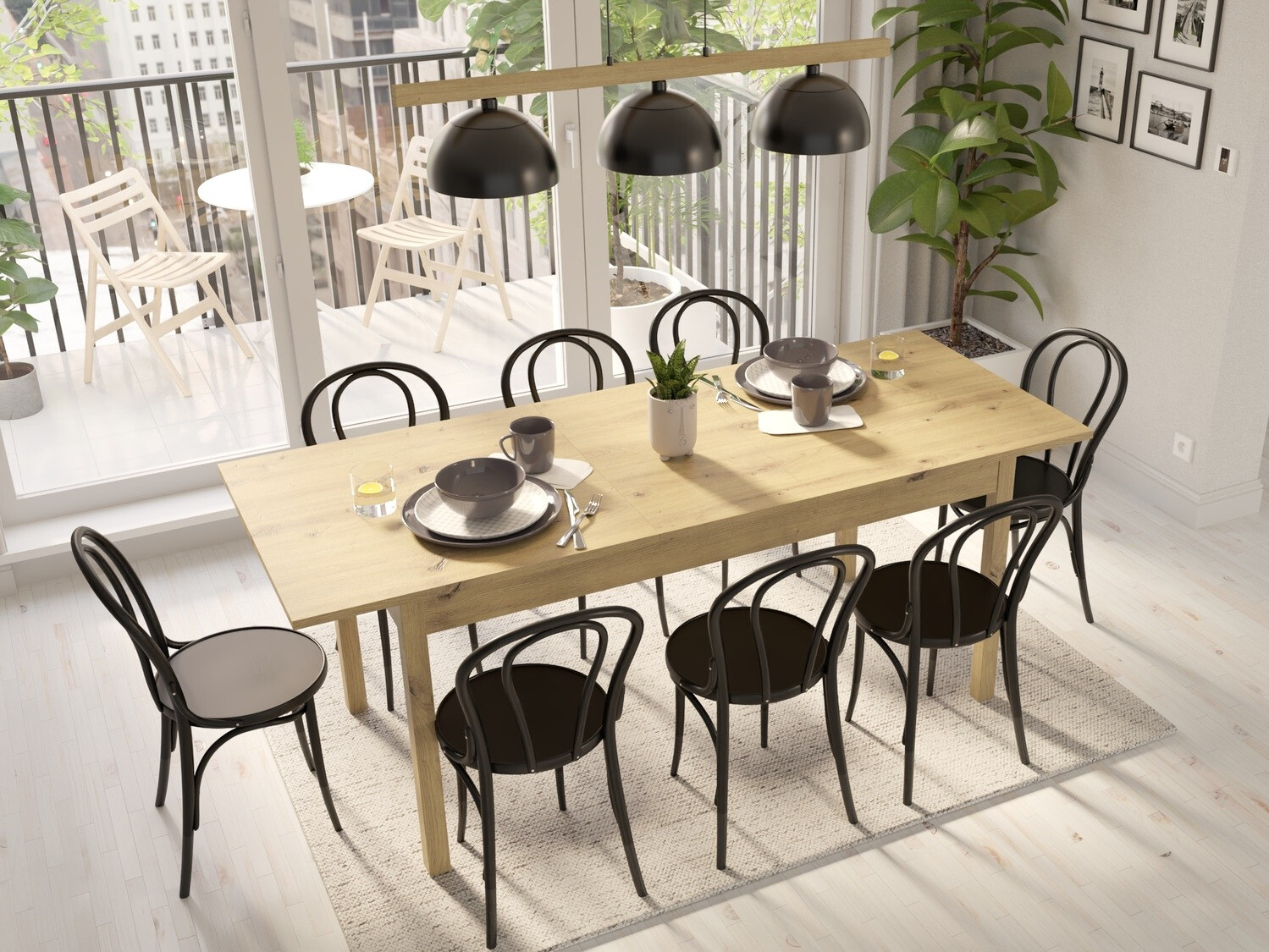 Stol Bristol 221 (Hrast Artisan)